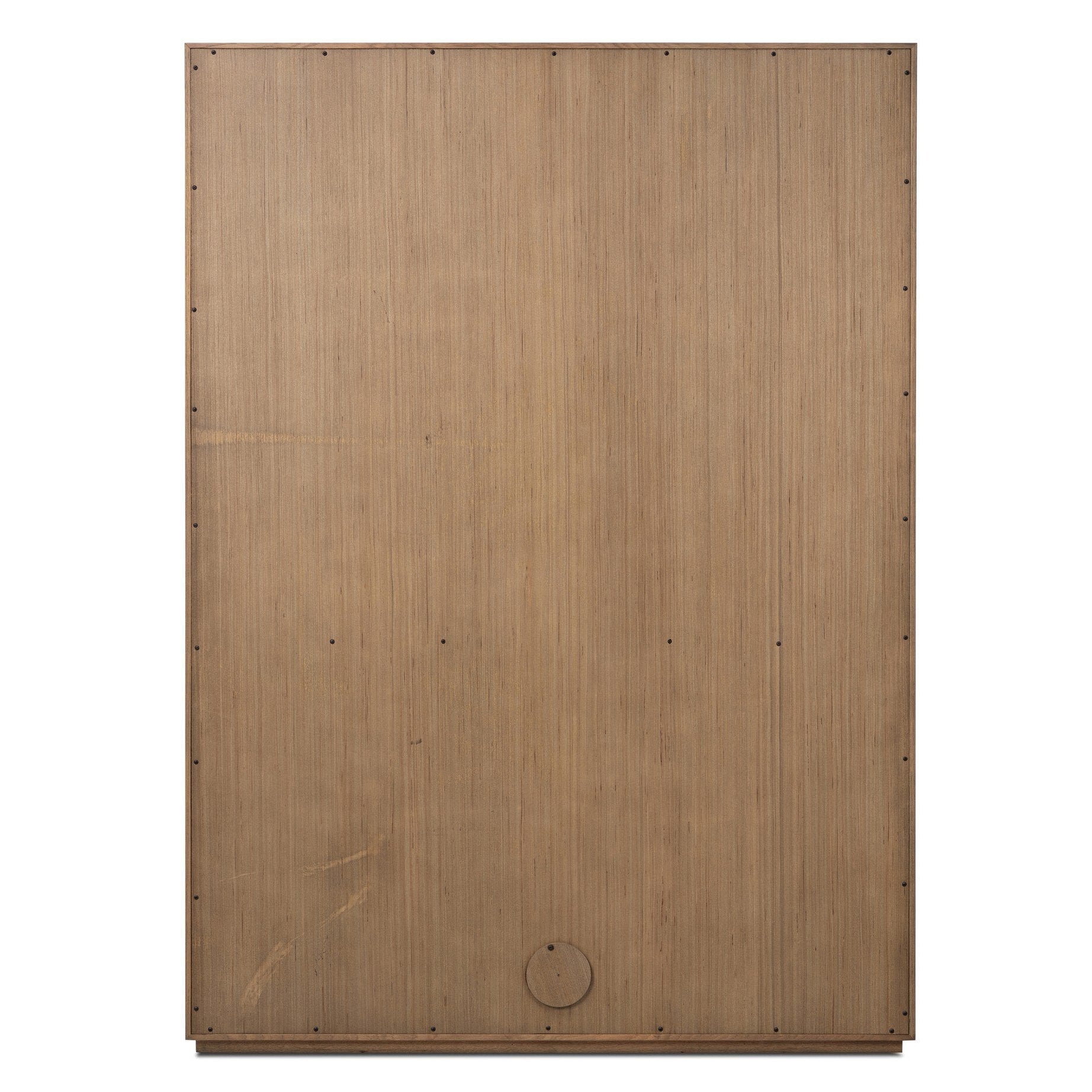 Four Hands Leo Rustic Light Natural Oak Cabinet - back view