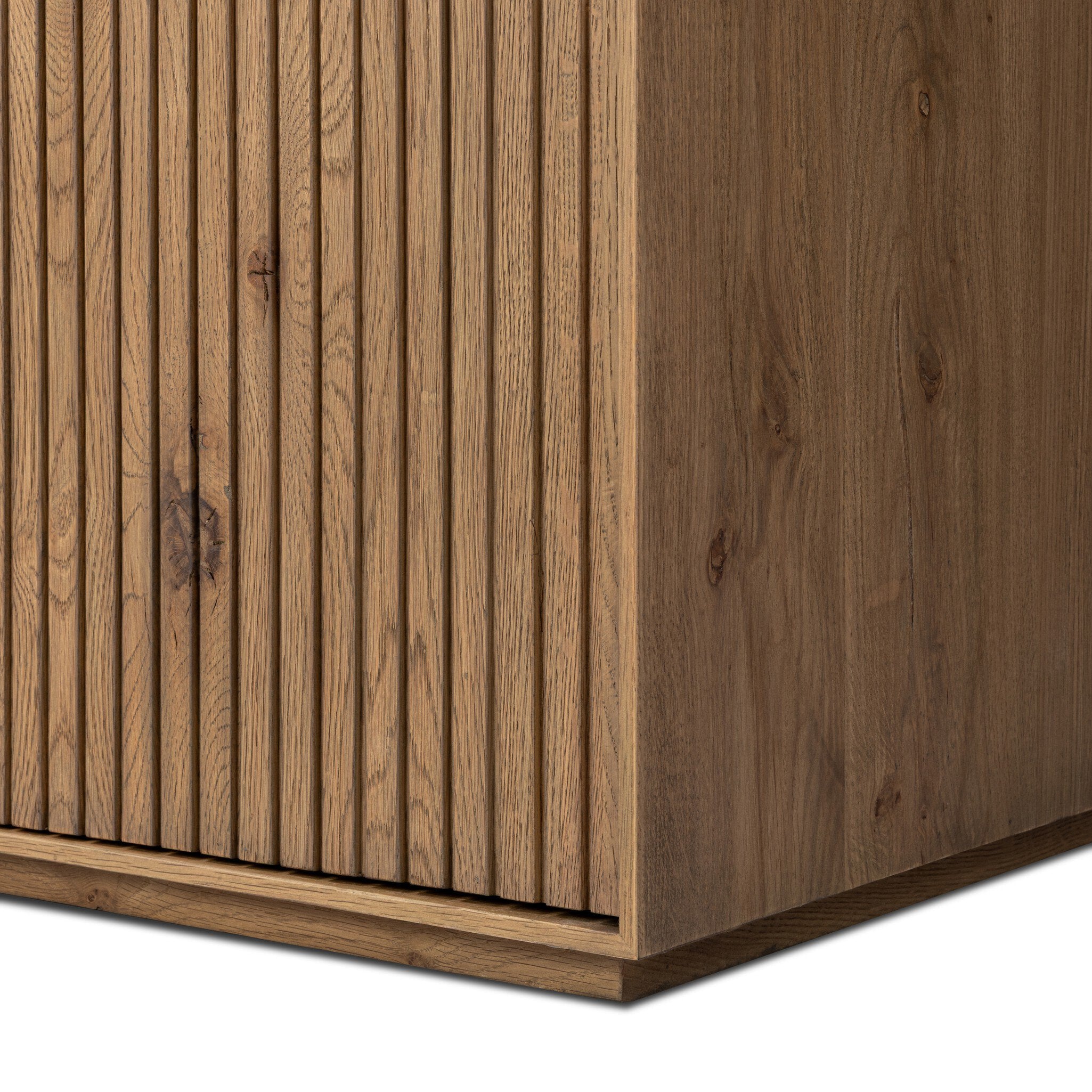 Four Hands Leo Rustic Light Natural Oak Cabinet - detail view 4