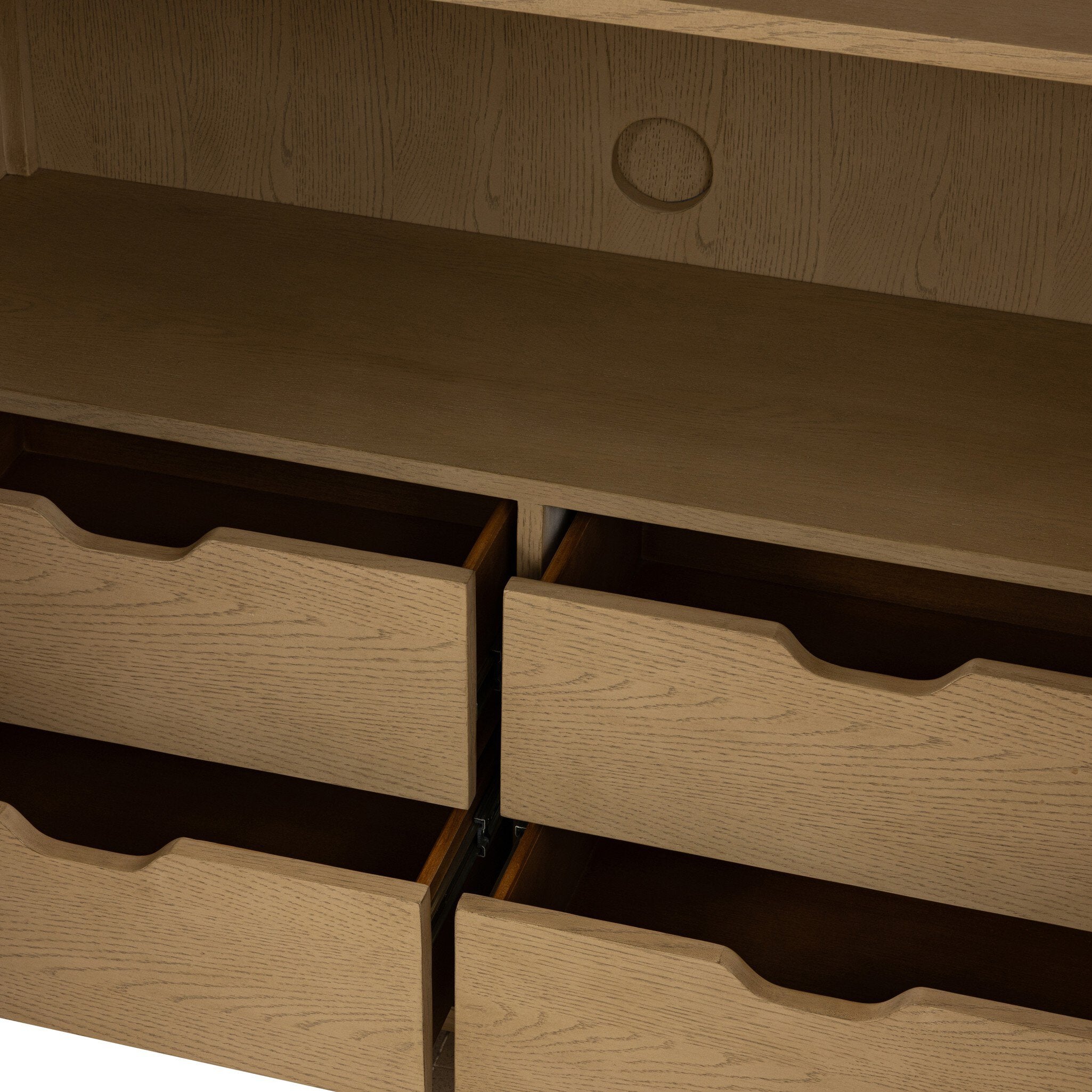 Four Hands Rosedale Yucca Oak Cabinet - detail view 5