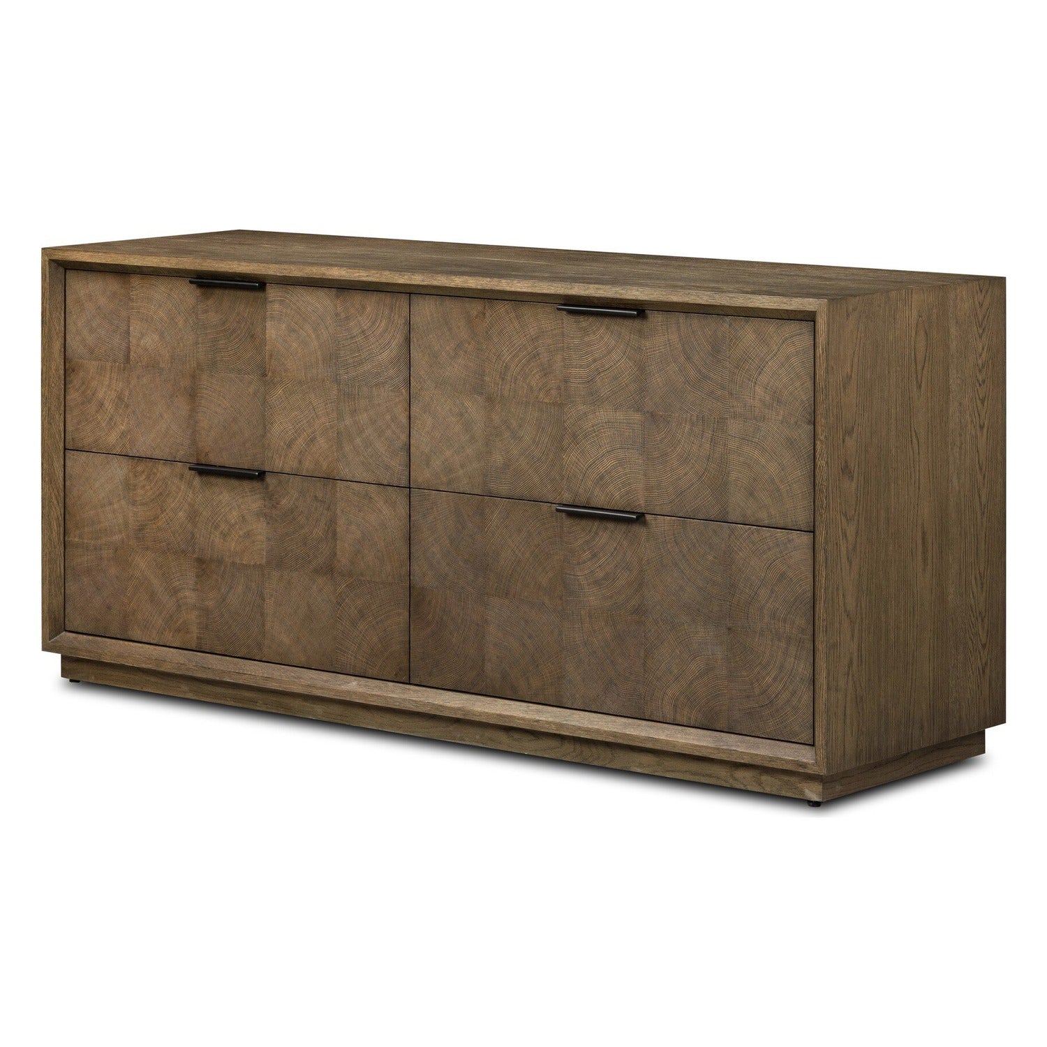 Four Hands Salta Brown Oak 4 Drawer Dresser
