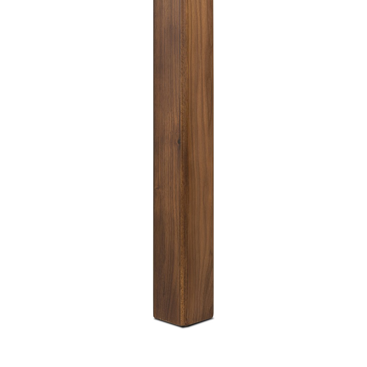 Four Hands Arturo 78in Dining Table in natural walnut, close-up detail of walnut grain, view 6