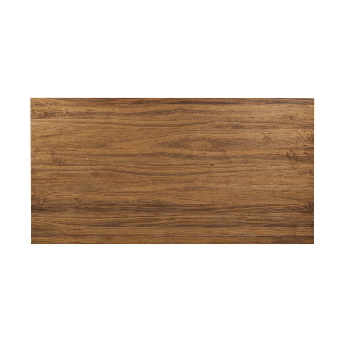 Four Hands Arturo 78in Dining Table in natural walnut, top surface view