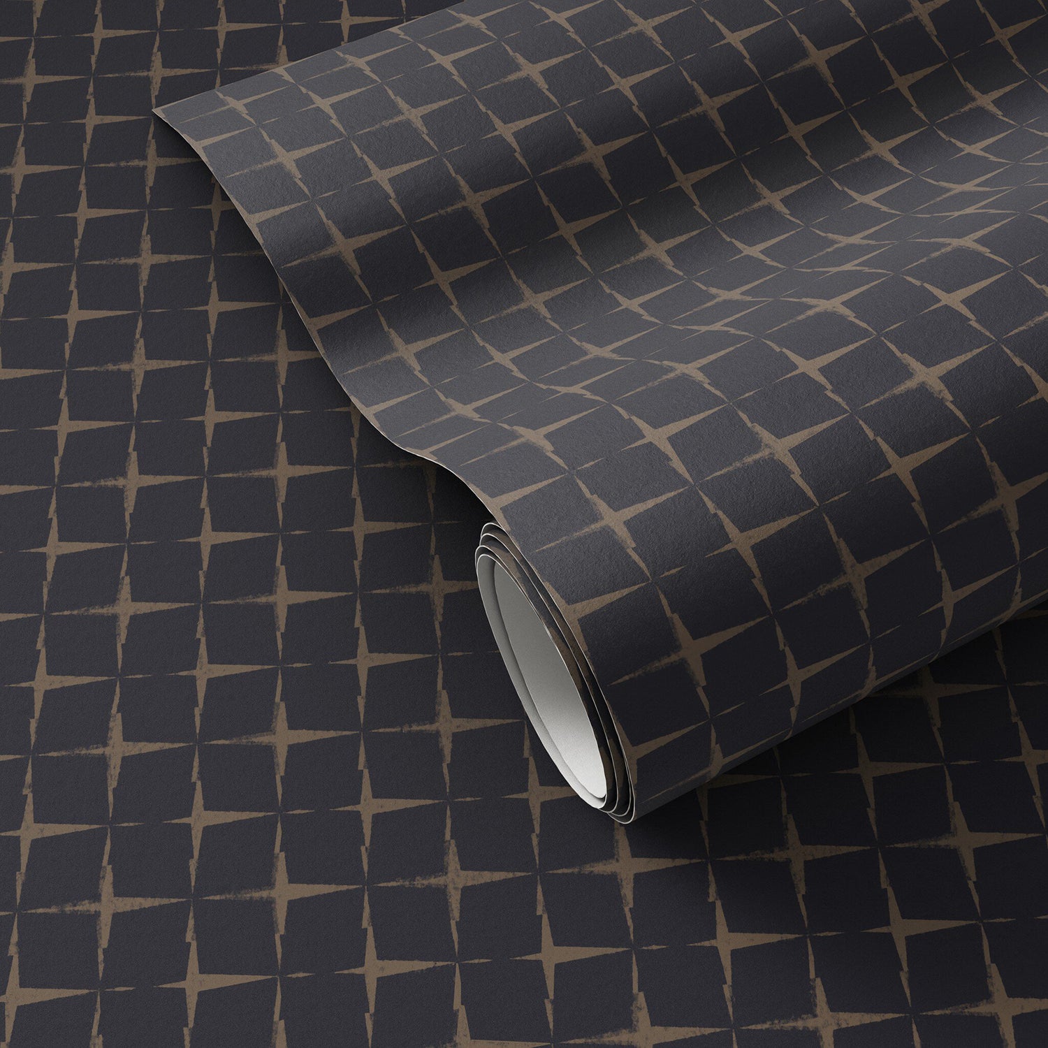 Getty Images x Four Hands Blocking Black & Tan I Wallpaper