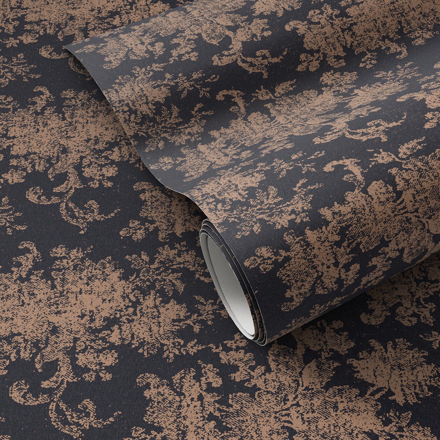 FH Art Studio Fallingbrook Black & Tan I Wallpaper