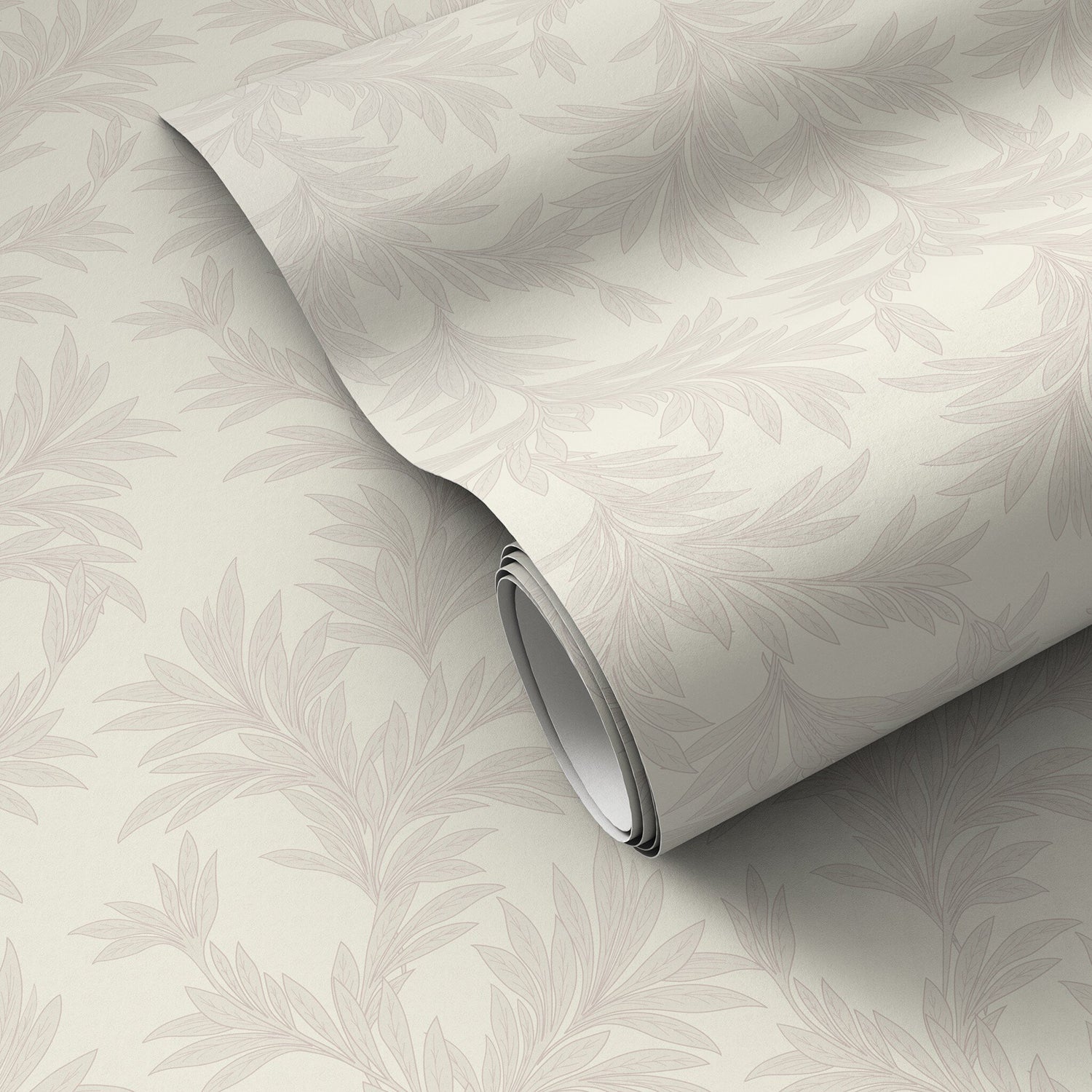 Getty Images x Four Hands Lush Leaves Gray II Wallpaper