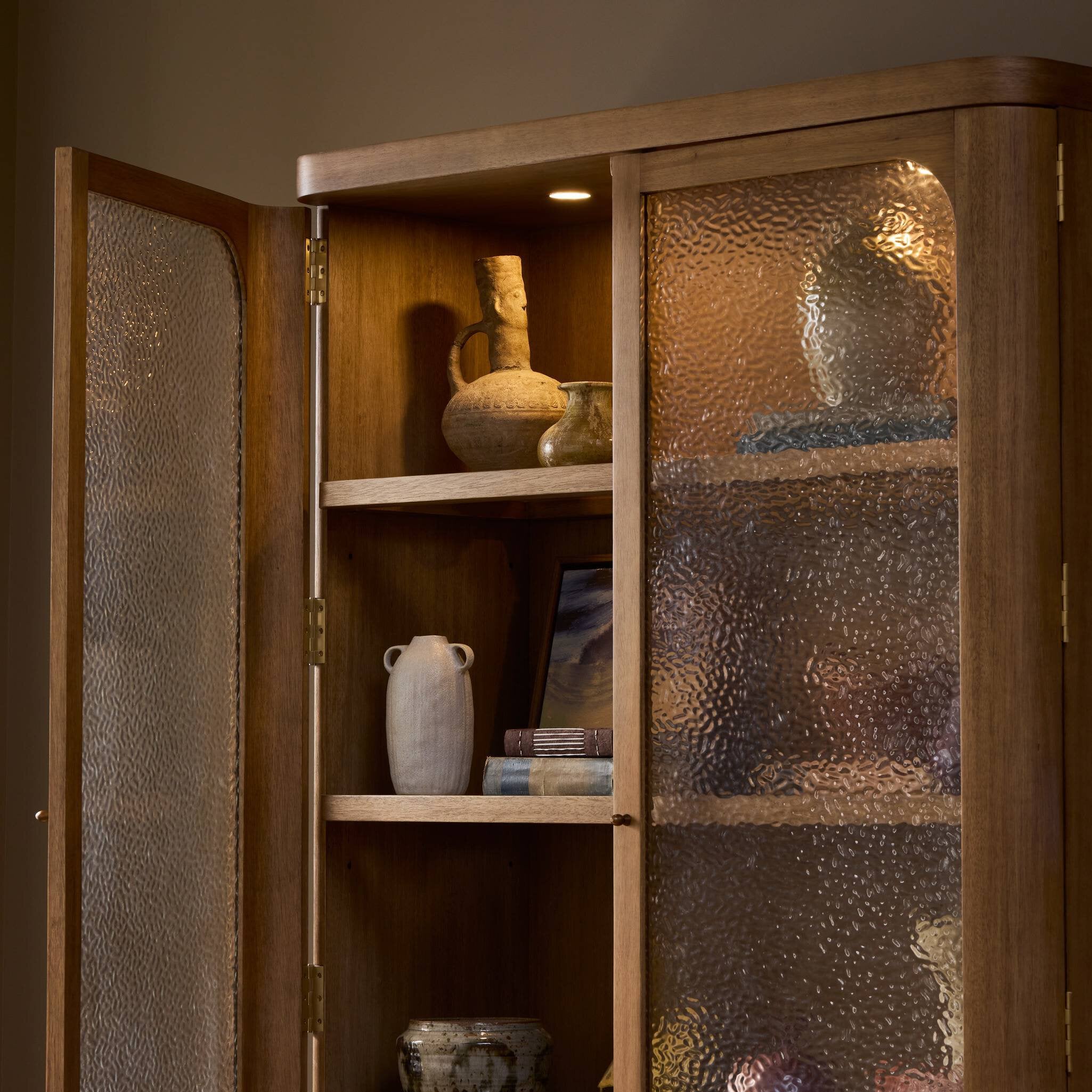 Four Hands Lansford Natural Parawood Cabinet - detail view 1