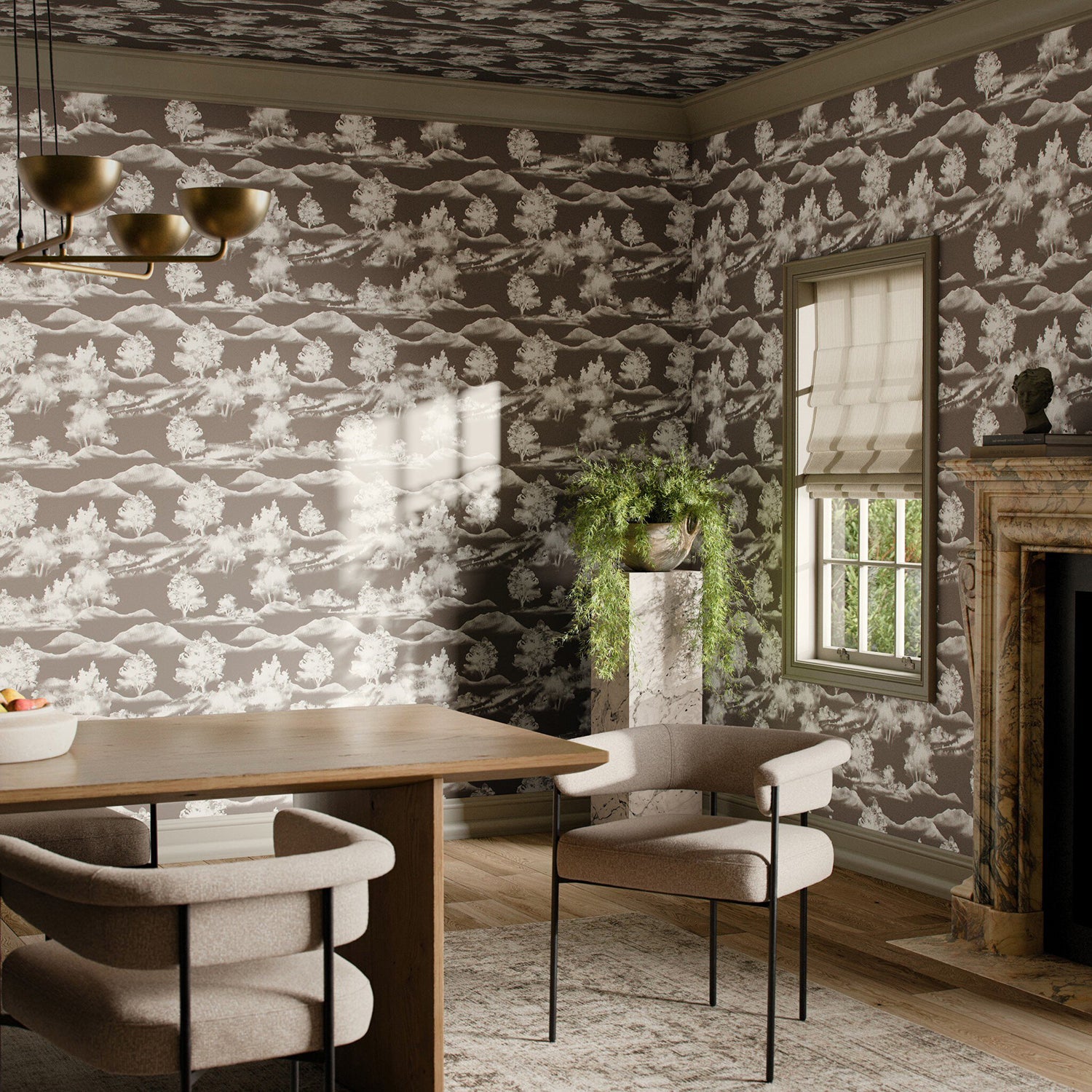 Getty Images x Four Hands Abundance Taupe I Wallpaper