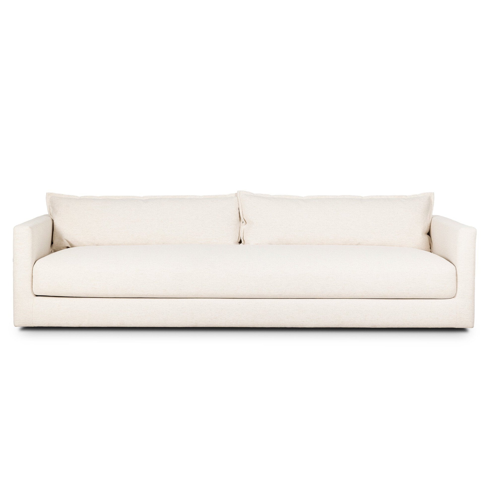 Four Hands Colmar Crypton Nomad Snow Sofa - front view