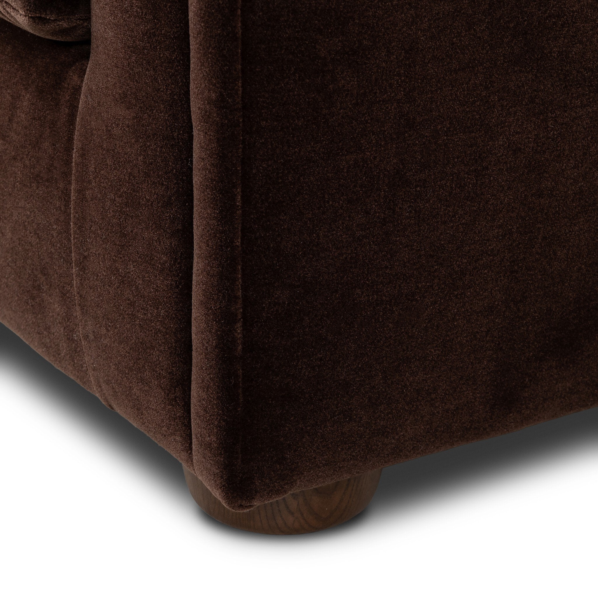 Four Hands Presley Monte Chocolate Sofa - detail view 3