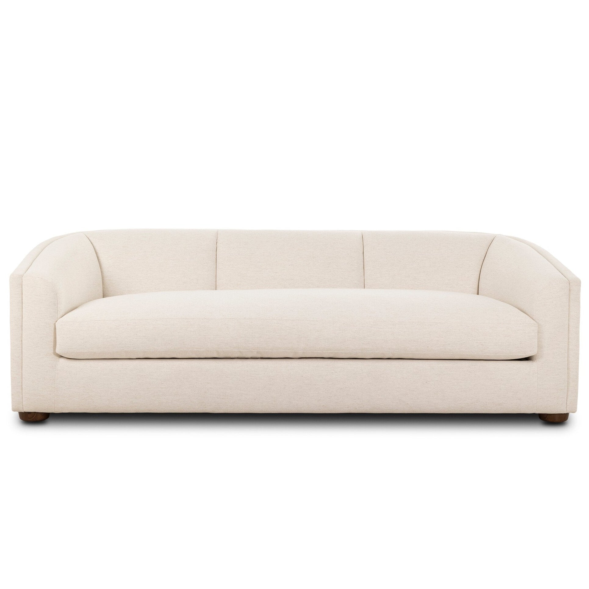 Four Hands Presley Crypton Nomad Snow Sofa - front view