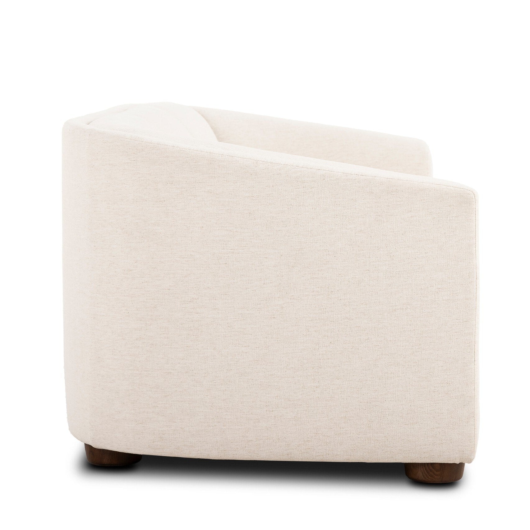 Four Hands Presley Crypton Nomad Snow Sofa - side profile