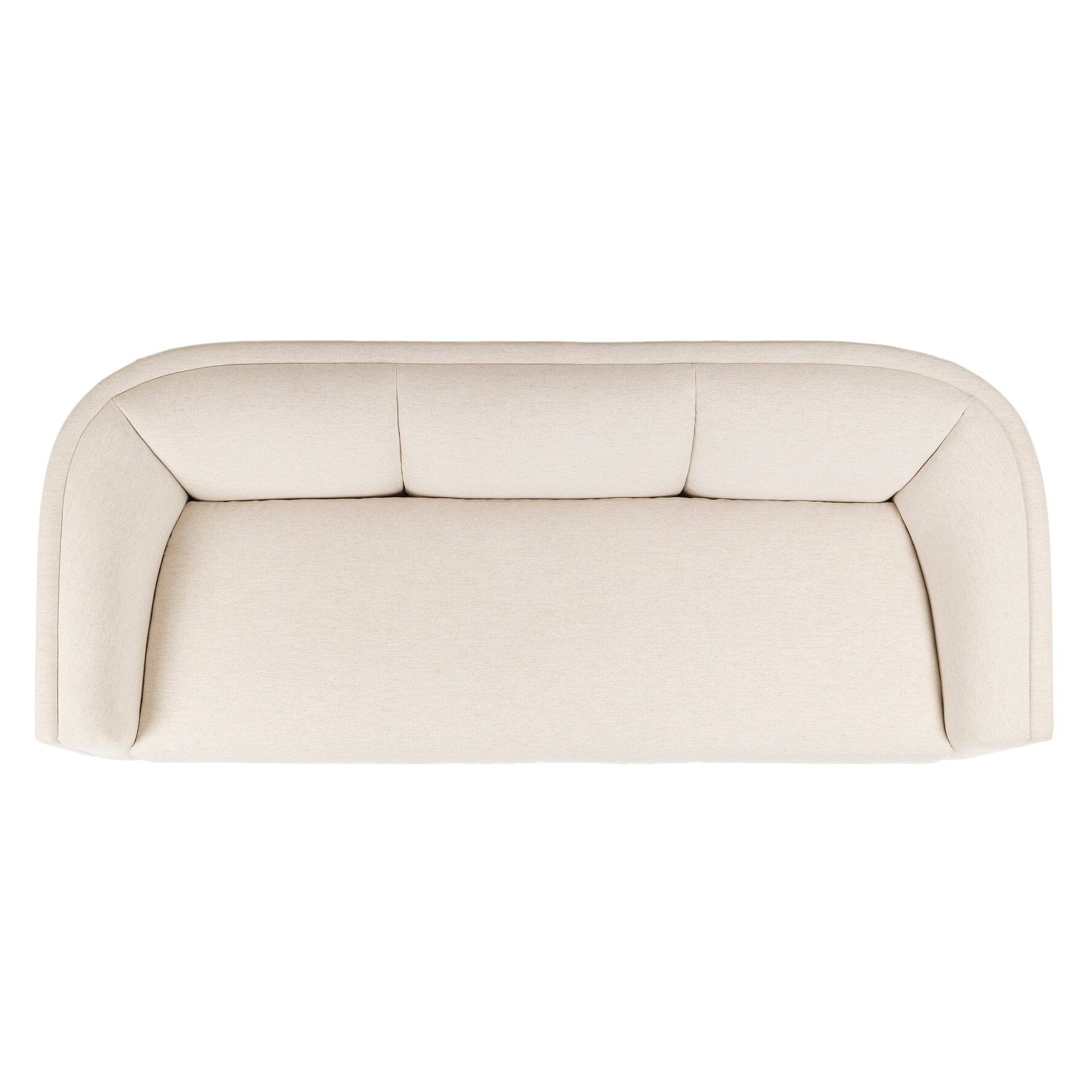 Four Hands Presley Crypton Nomad Snow Sofa - top-down view