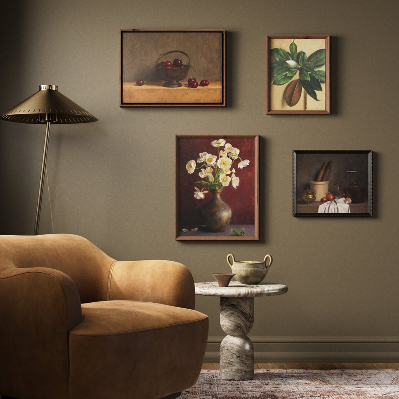 Bethany Joseph x Four Hands Moments of Abundance Set Framed Wall Art