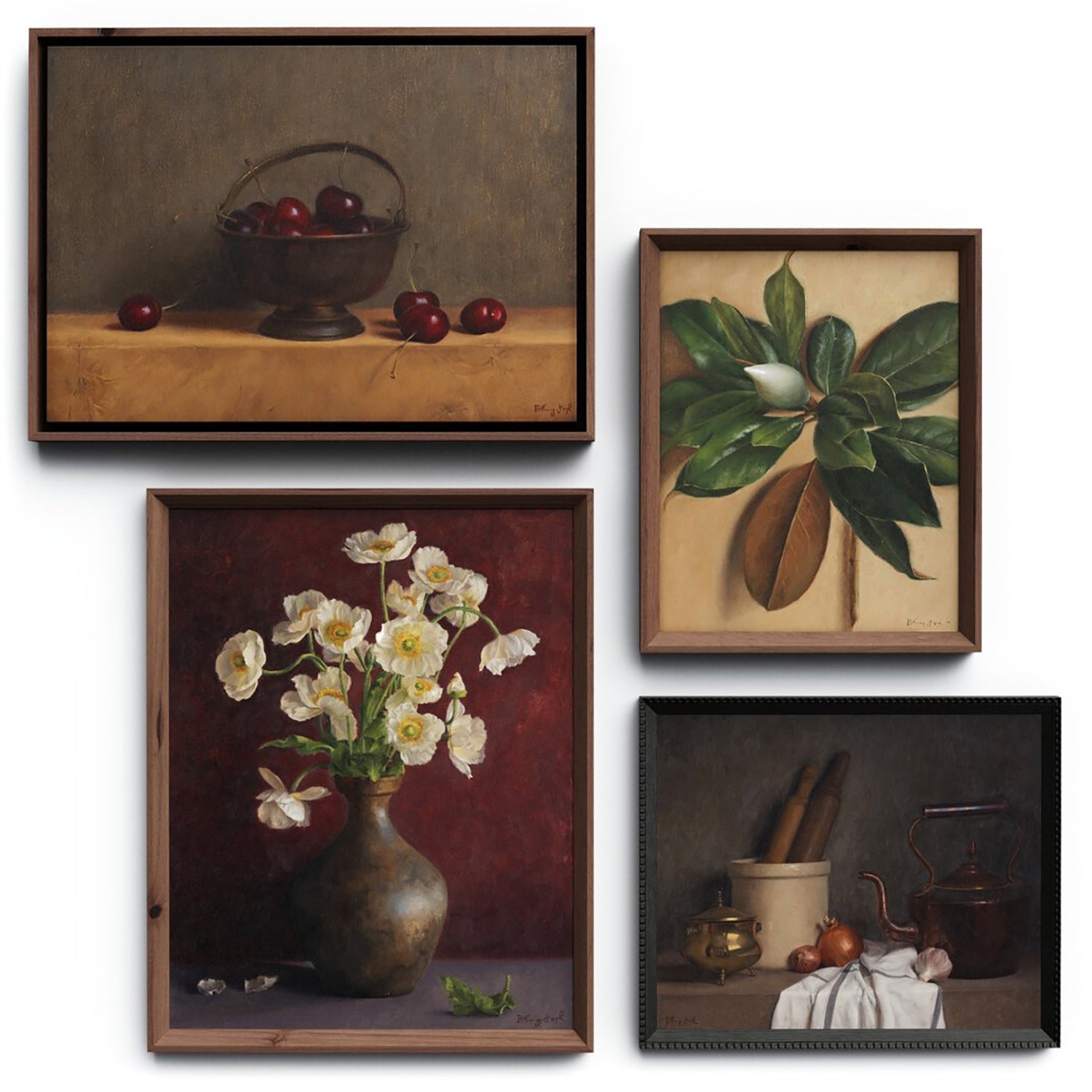 Bethany Joseph x Four Hands Moments of Abundance Set Framed Wall Art