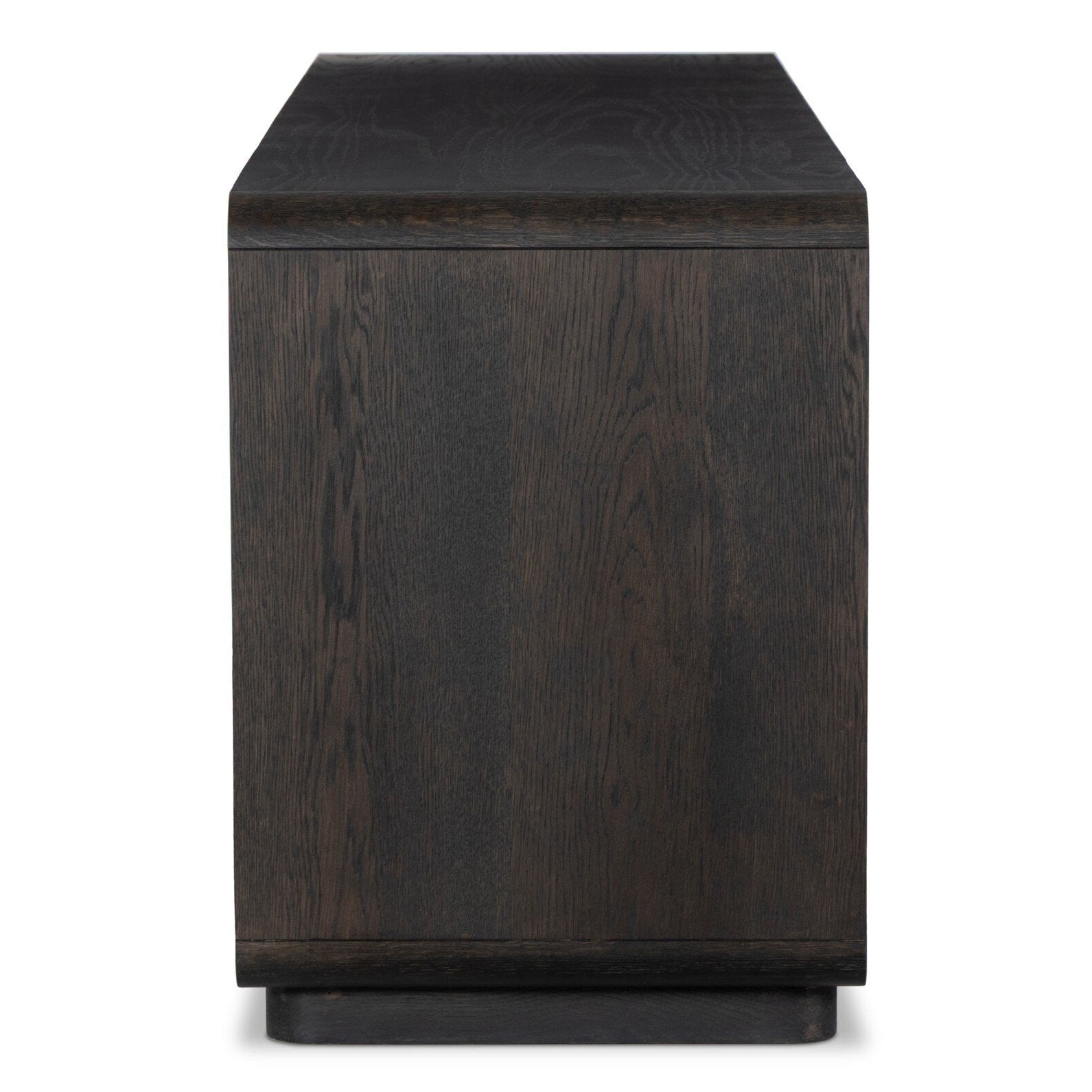 Four Hands Owens Espresso Oak Media Console - side profile