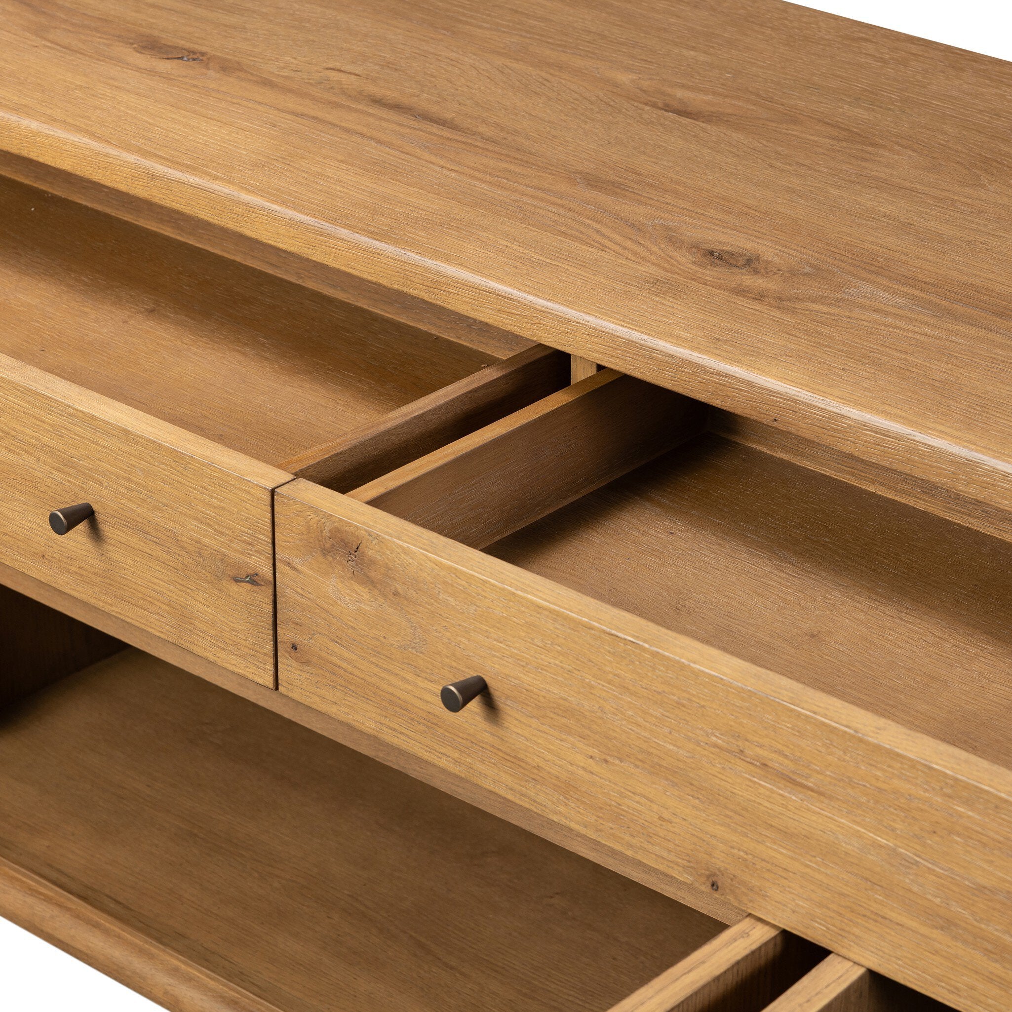 Four Hands Weslin Drifted Oak Sideboard - detail view 6