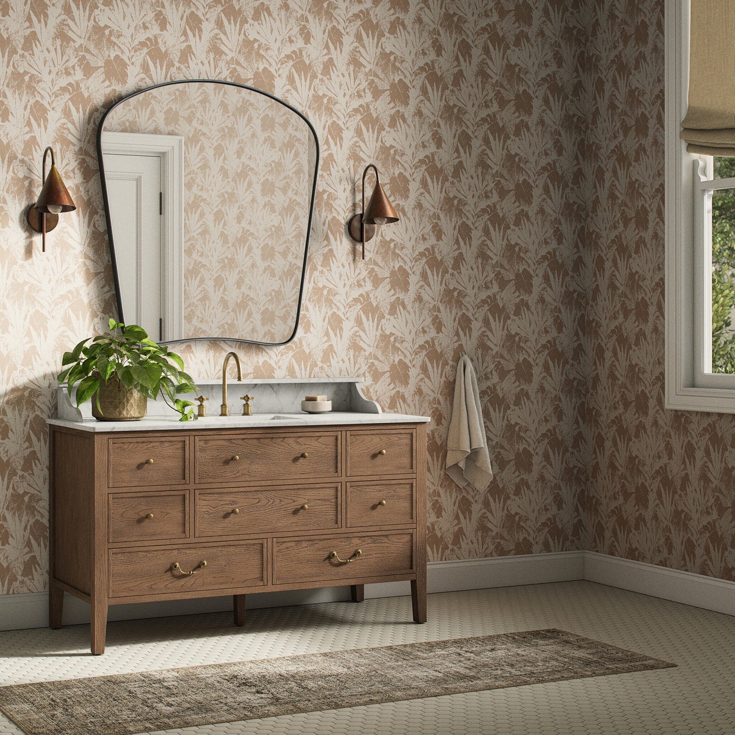 Getty Images x Four Hands Tropic Paradise Tan I Wallpaper