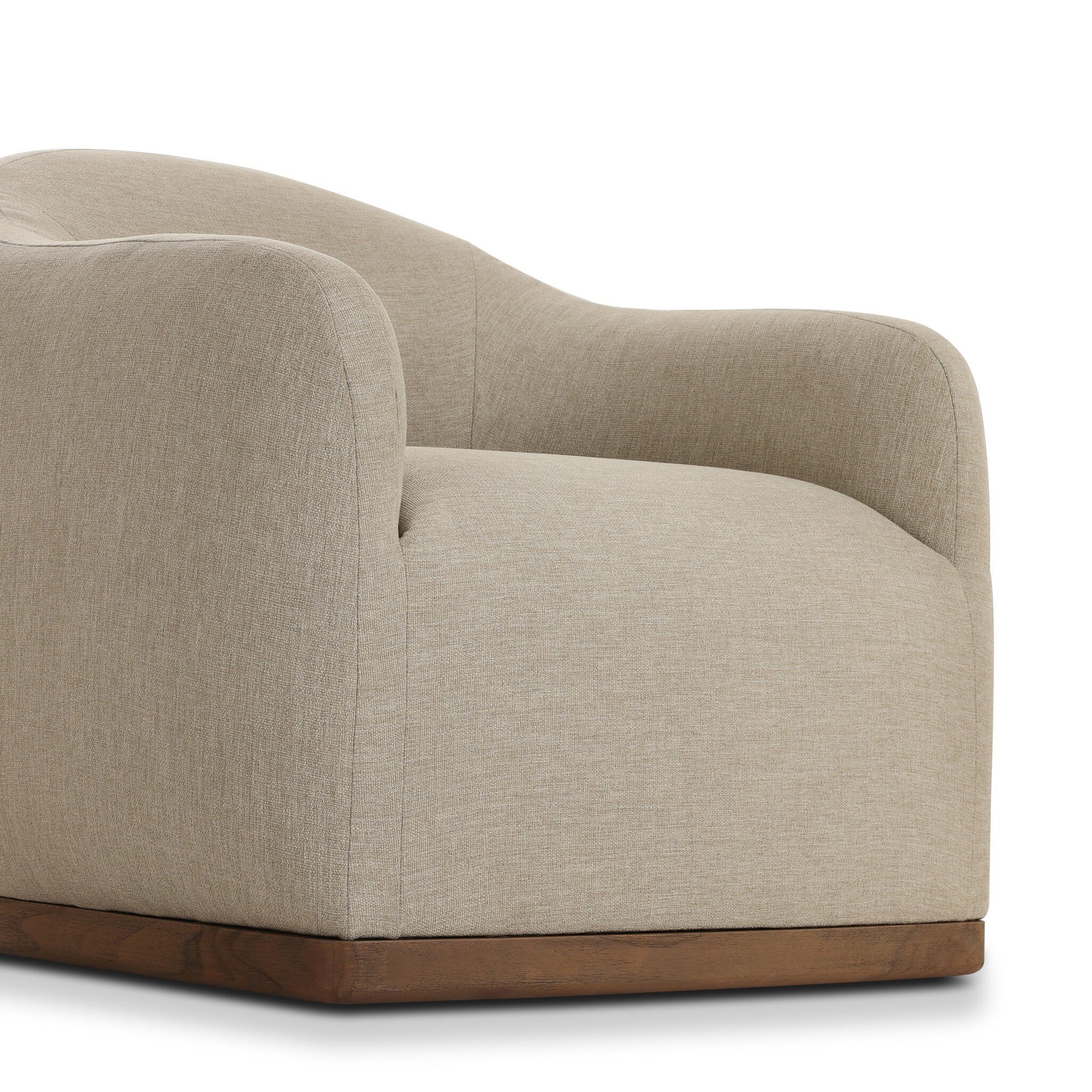 Four Hands Fabiana Alessi Buff Outdoor Chair close-up detail 2