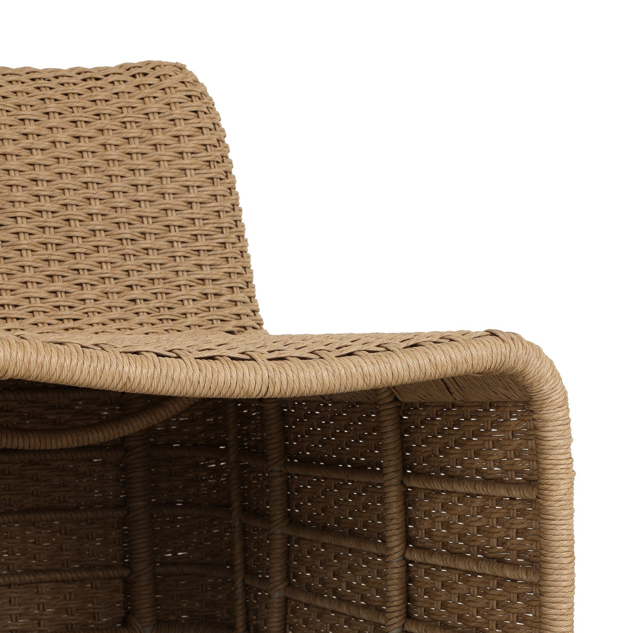 Four Hands Dominico Twisted Harvest Outdoor Single Chair close-up detail 2