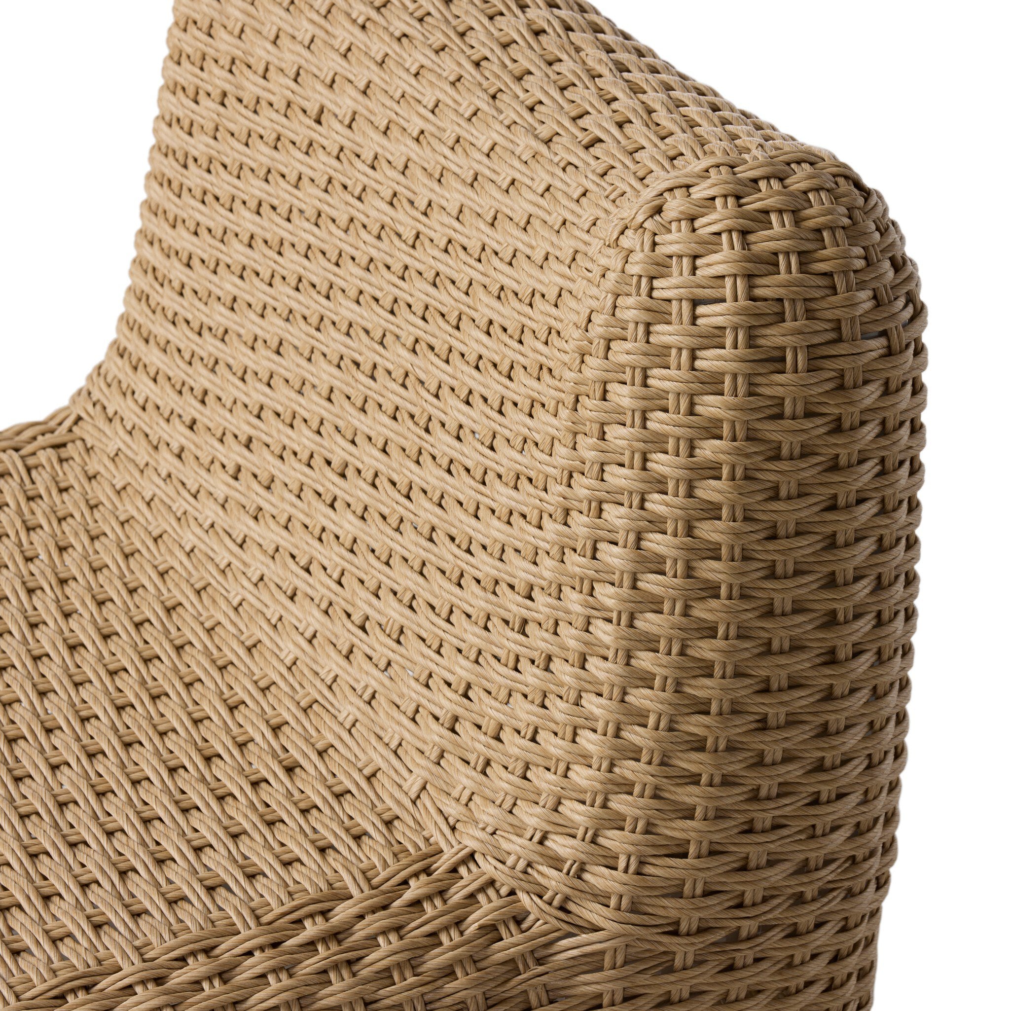 Four Hands Dominico Twisted Harvest Outdoor Single Chair close-up detail 3