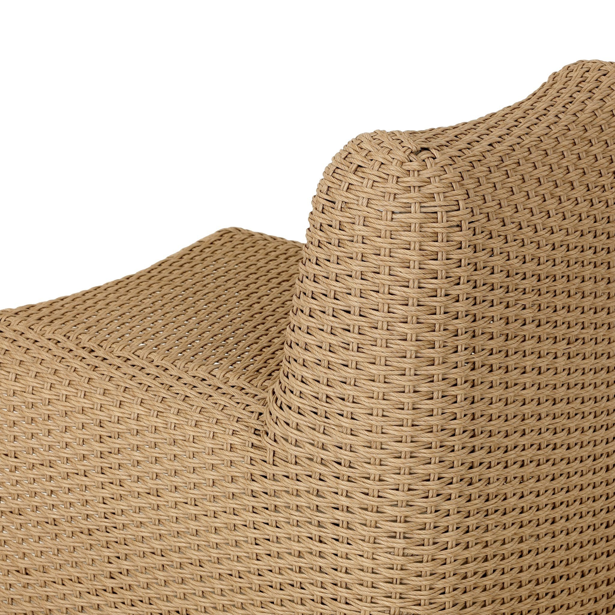 Four Hands Dominico Twisted Harvest Outdoor Single Chair close-up detail 5