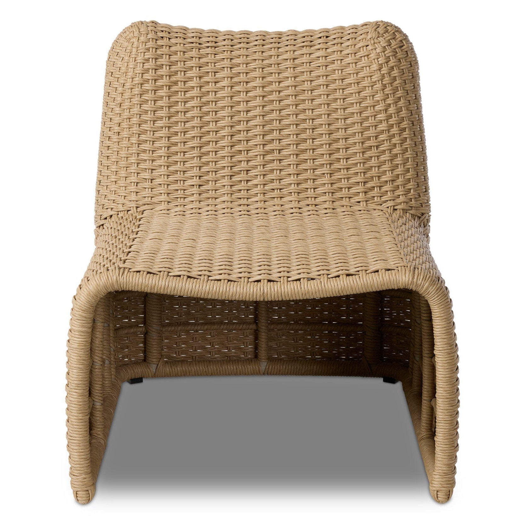 Four Hands Dominico Twisted Harvest Outdoor Single Chair front view