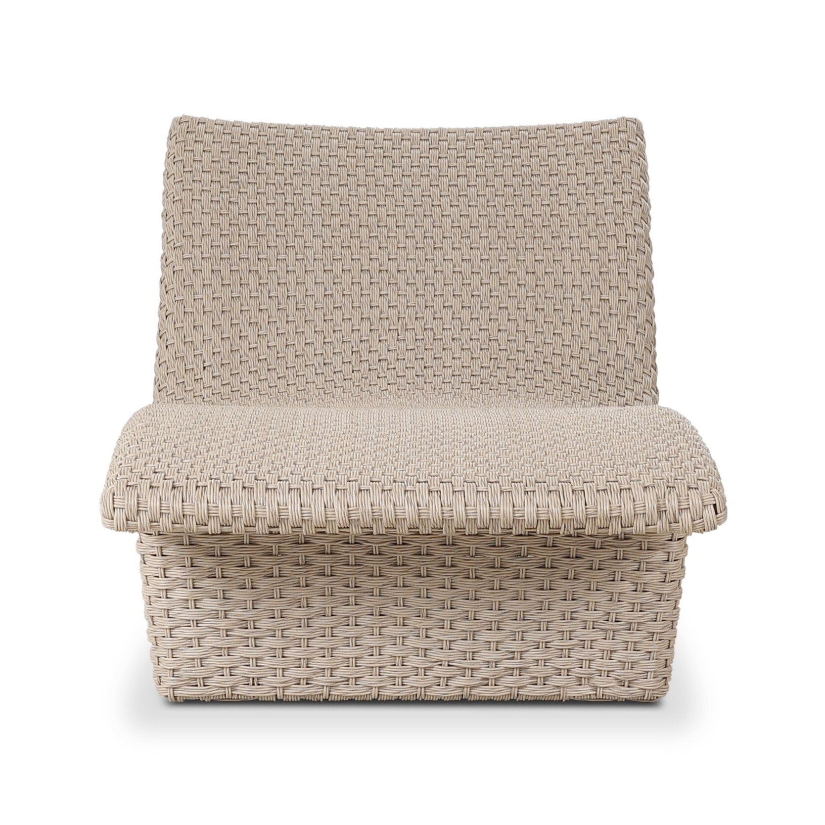 Four Hands Quinta Antique Dune Outdoor Chaise - front view