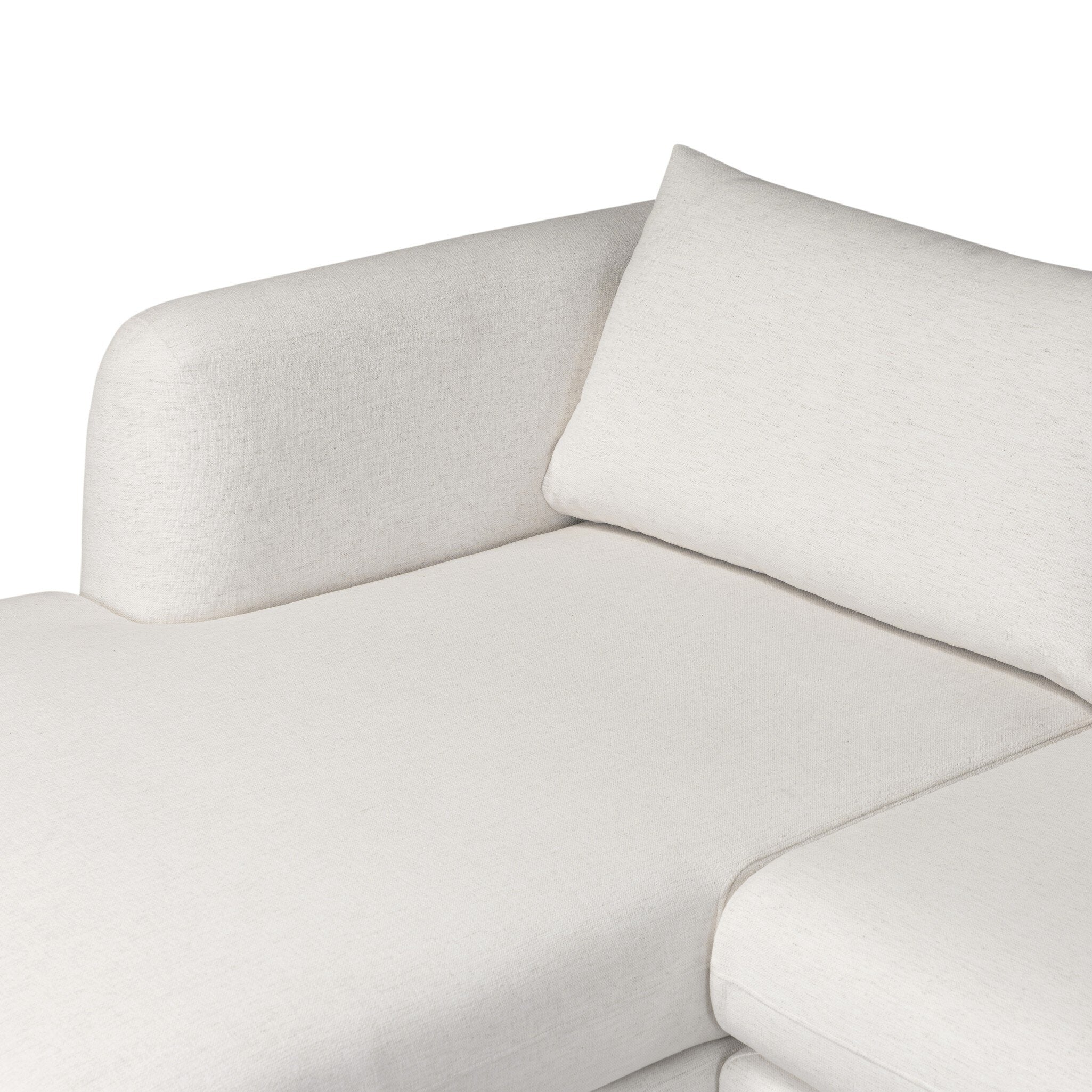 Four Hands Anissa Crypton Nomad Snow 3 Piece Corner Sectional Sofa - detail 1