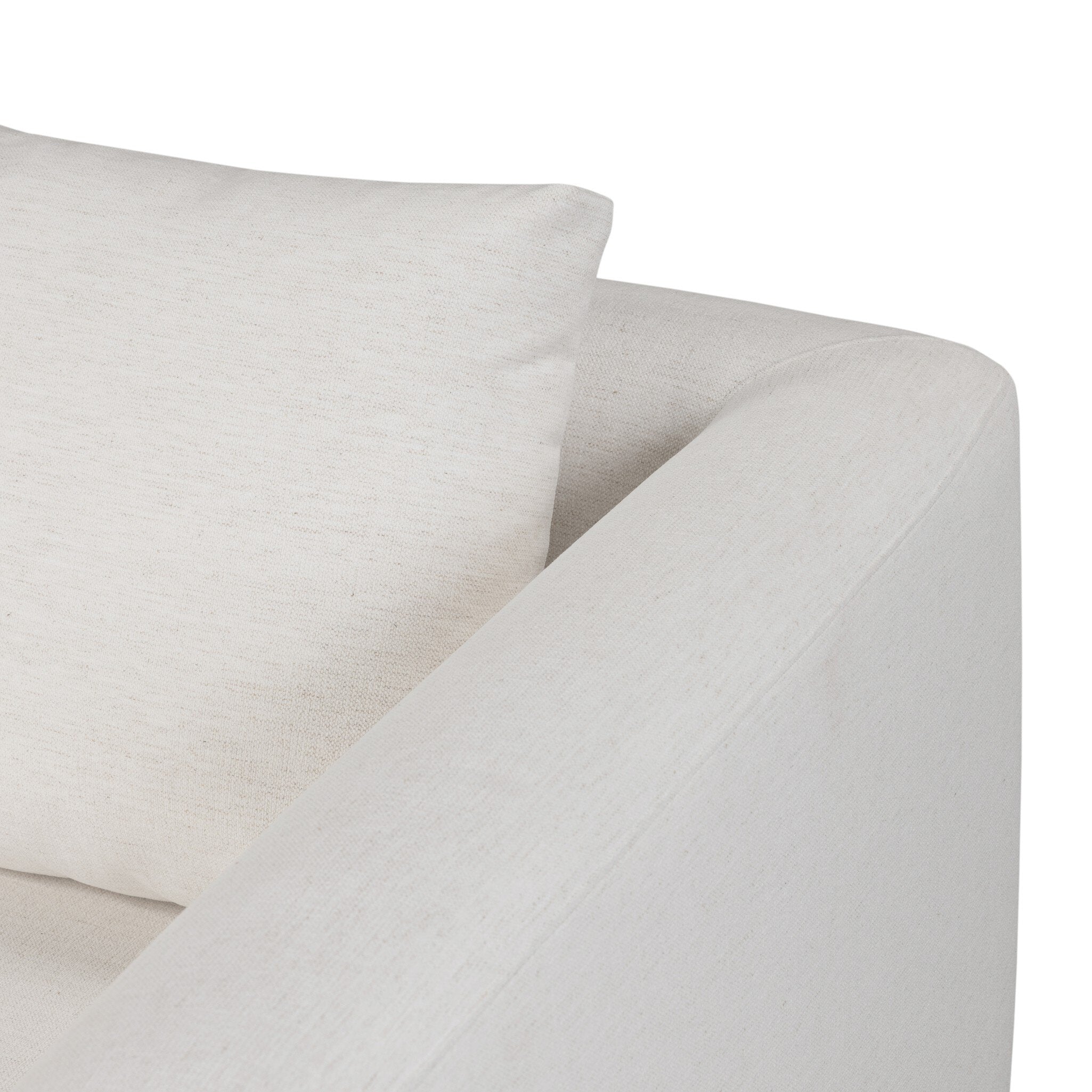 Four Hands Anissa Crypton Nomad Snow 3 Piece Corner Sectional Sofa - detail 3