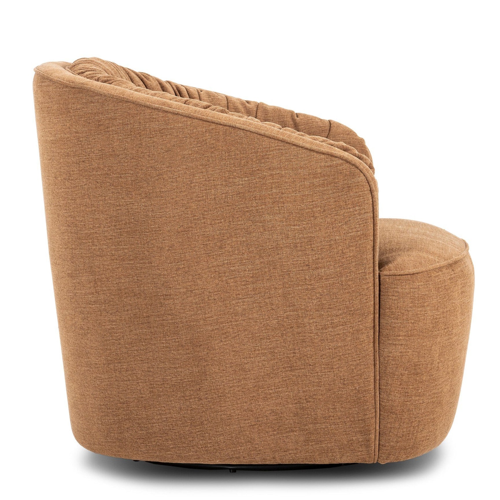 Four Hands Vivienne Laughlin Ochre Swivel Chair - side view