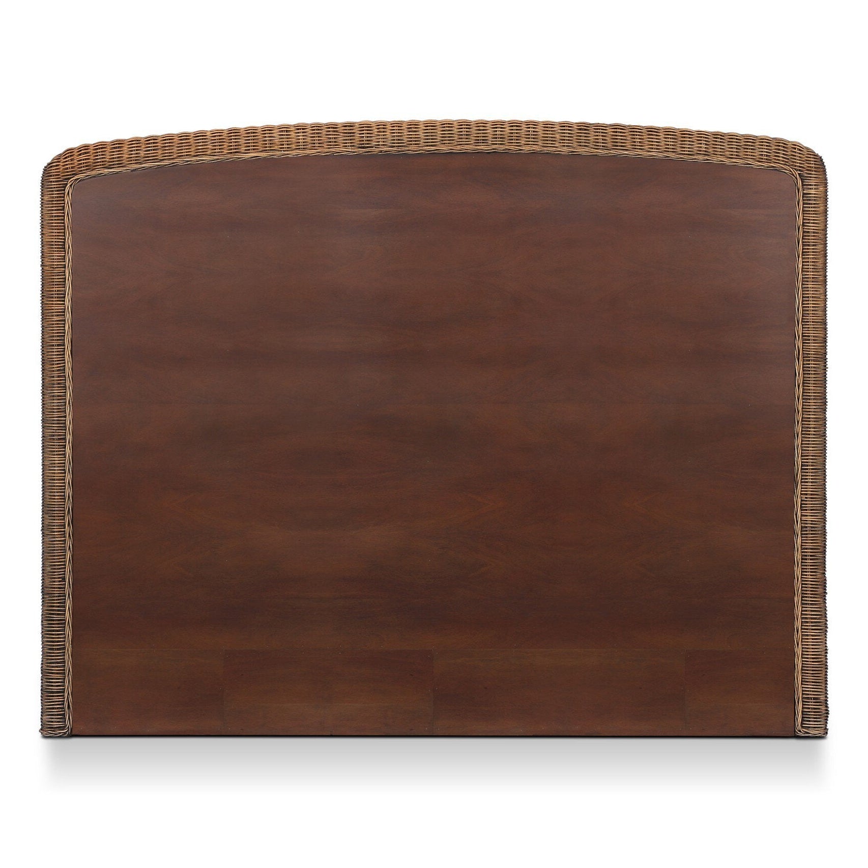 Four Hands Costa Natural Brown Rattan Bed - back view