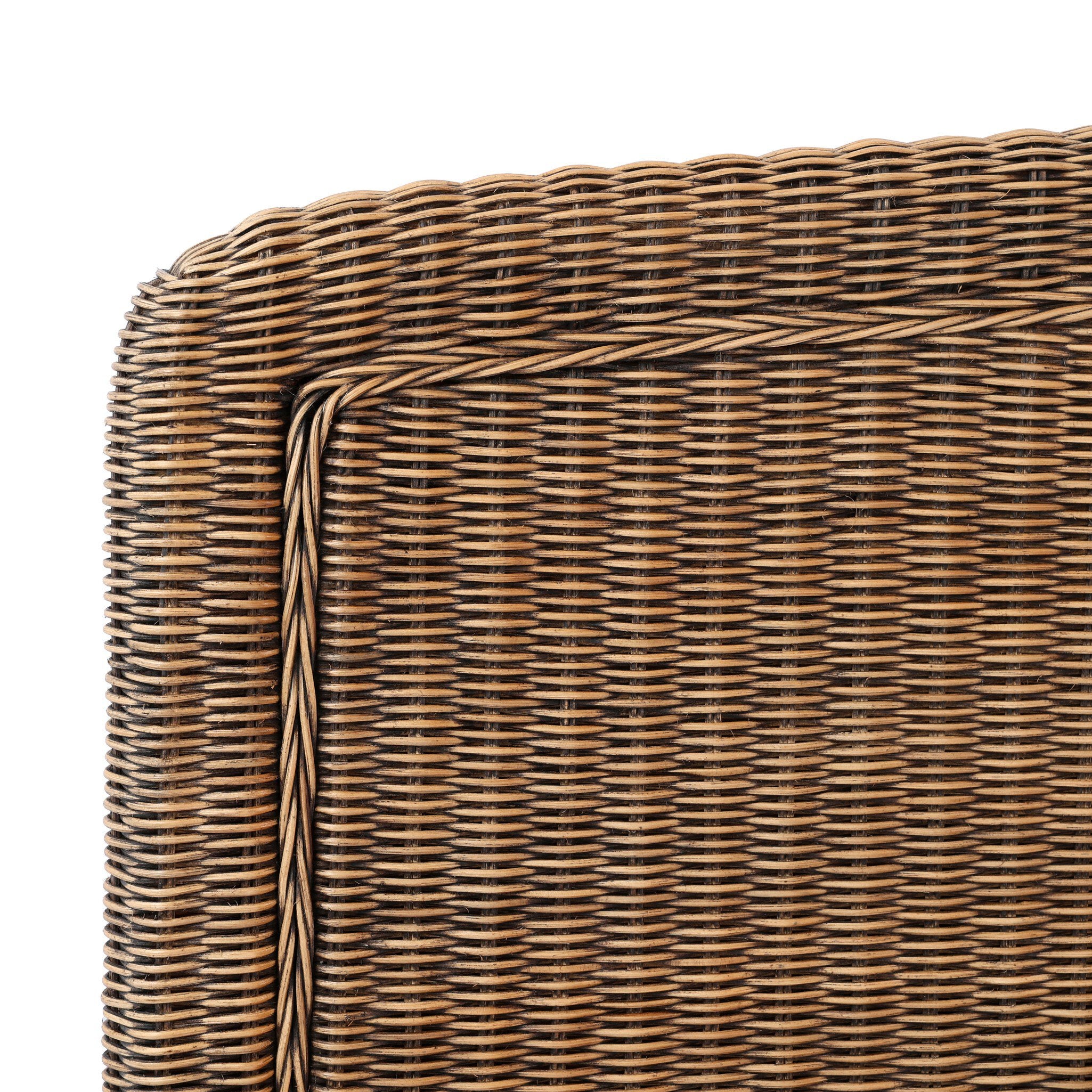 Four Hands Costa Natural Brown Rattan Bed - detail 4