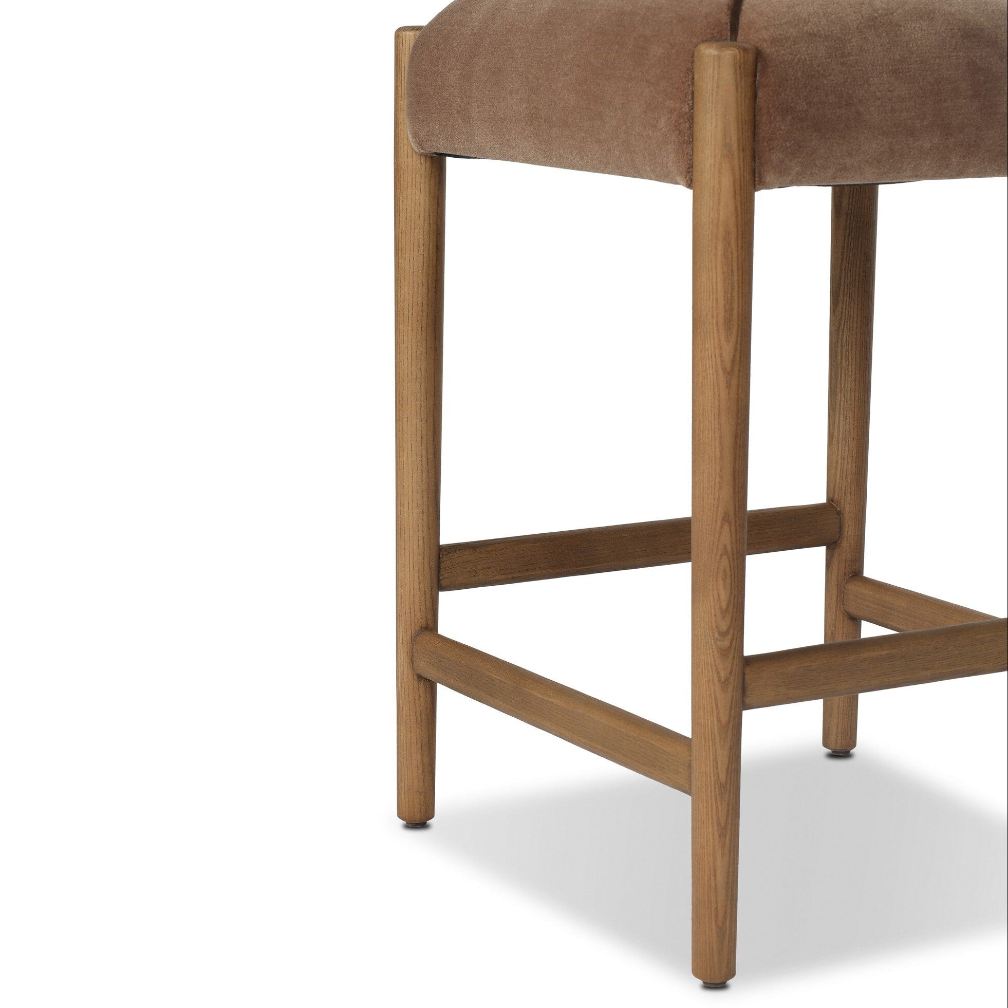 Four Hands Auden Monte Mushroom Counter Stool - detail 2