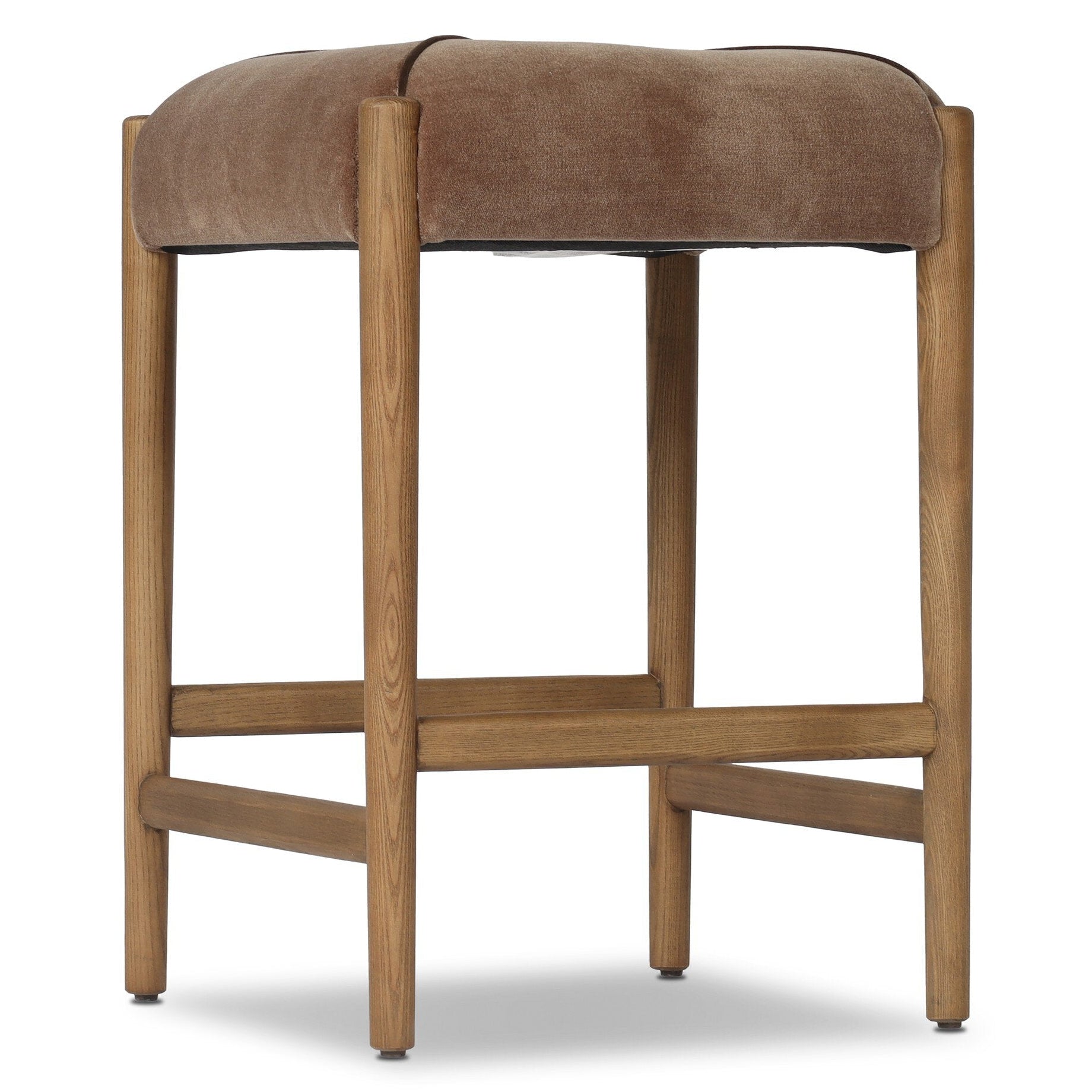 Four Hands Auden Monte Mushroom Counter Stool - detail 3
