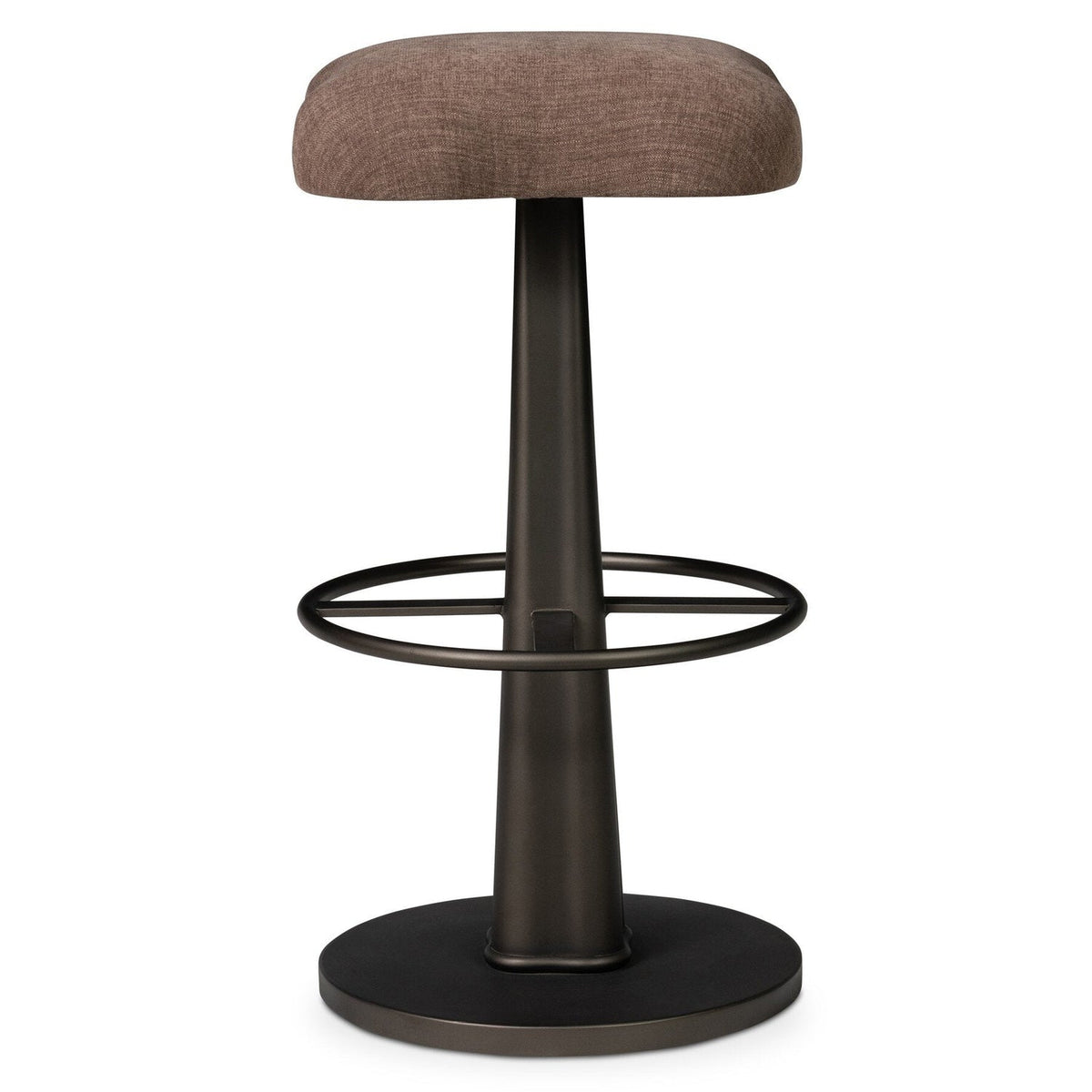 Four Hands Clova Laughlin Cafe Swivel Bar Stool front view