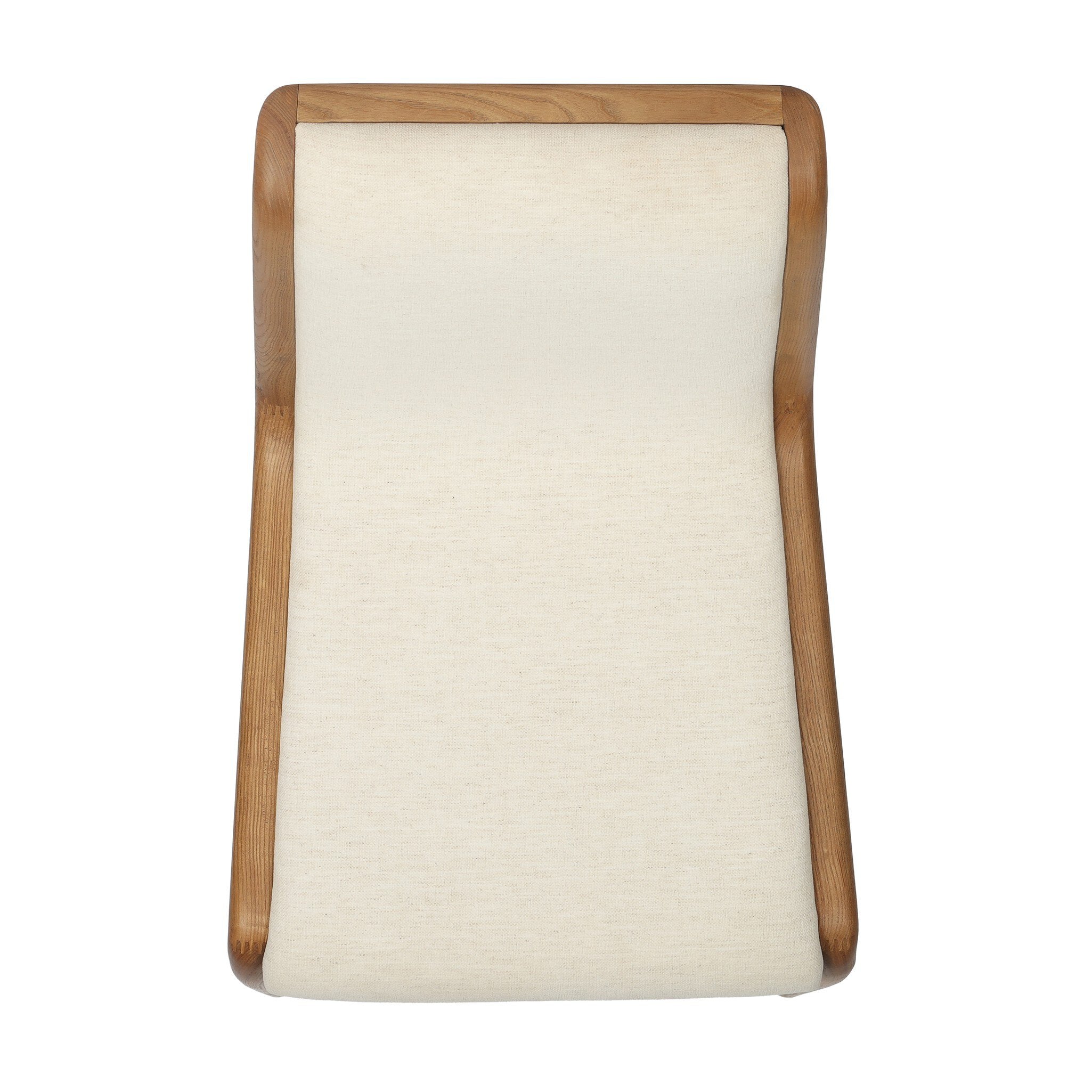 Four Hands Rafe Crypton Nomad Snow Counter Stool top-down view