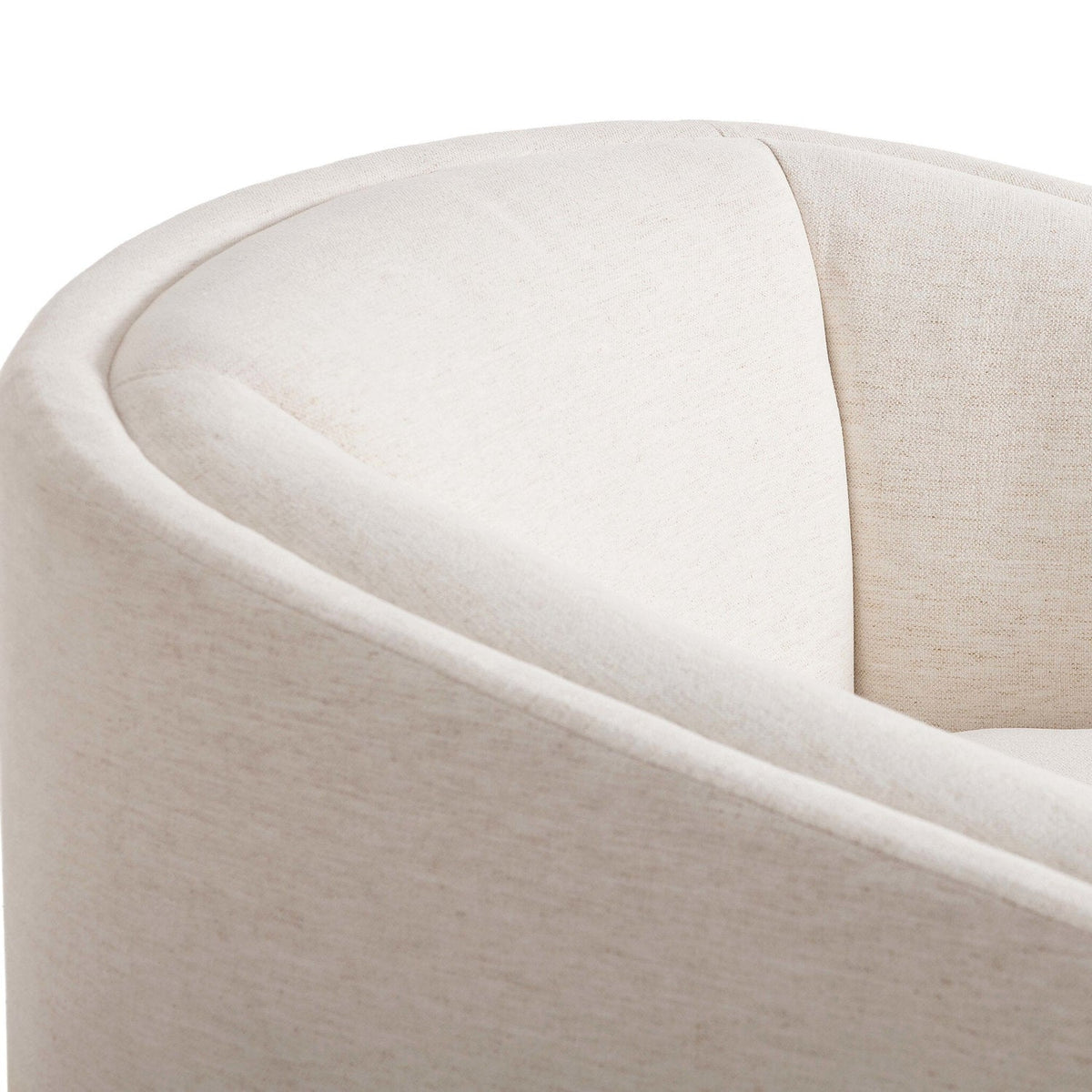 Four Hands Presley Crypton Nomad Snow Swivel Chair detail view