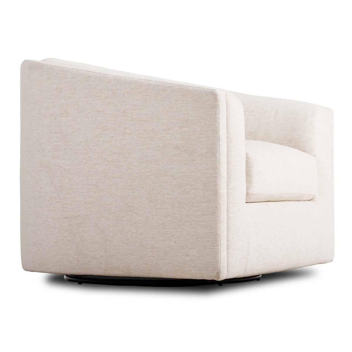 Four Hands Presley Crypton Nomad Snow Swivel Chair finish close-up