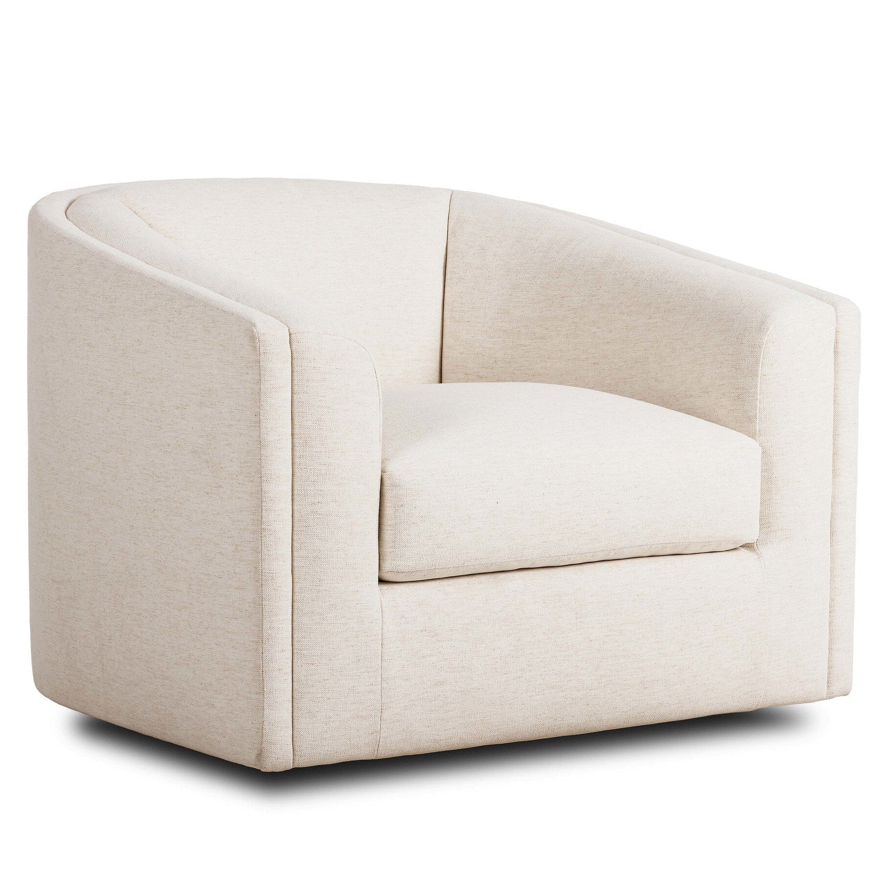 Four Hands Presley Crypton Nomad Snow Swivel Chair in Crypton Nomad Snow
