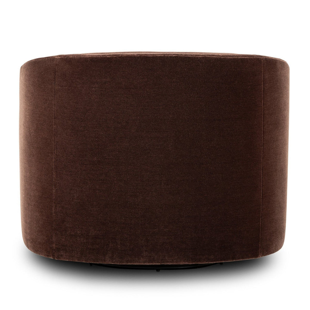 Four Hands Presley Monte Chocolate Swivel Chair back view