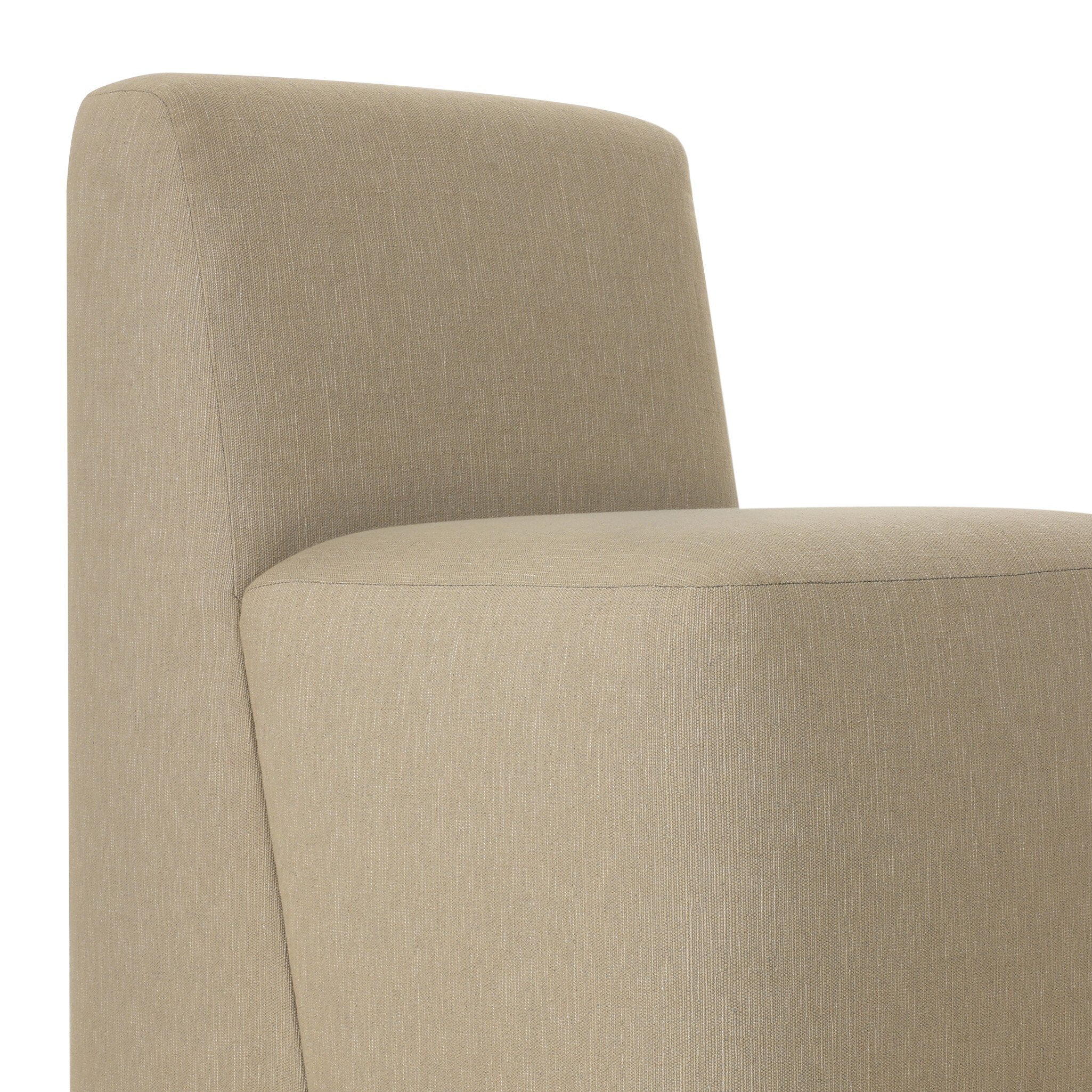 Four Hands Almere Vergo Camel Outdoor Dining Chair close-up detail