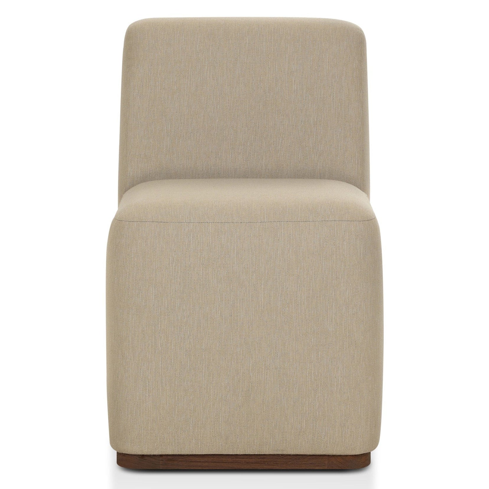 Four Hands Almere Vergo Camel Outdoor Dining Chair front view