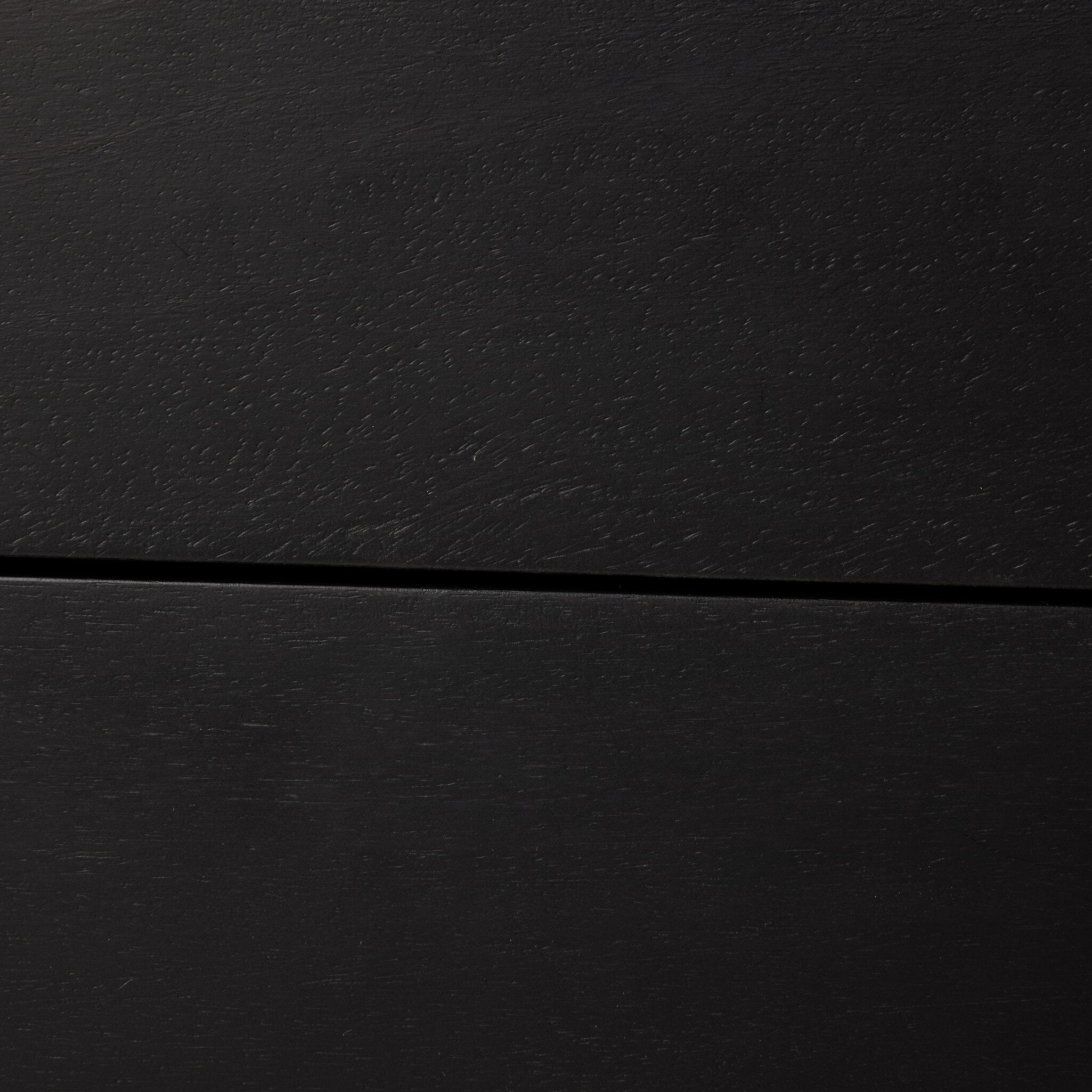 Four Hands Igor Satin Black Bookcase detail view