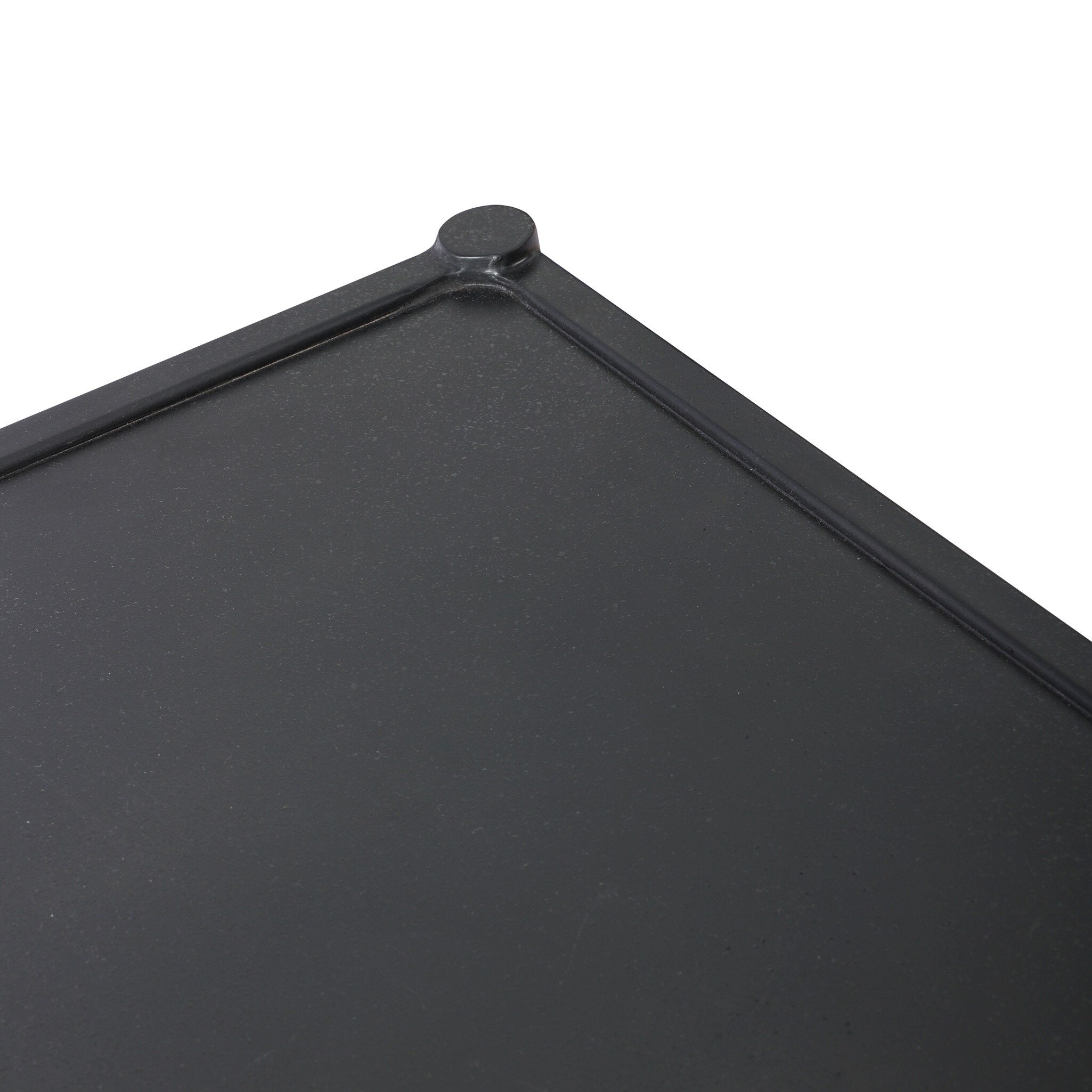 Four Hands Thalen Rough Iron Coffee Table detail view 6