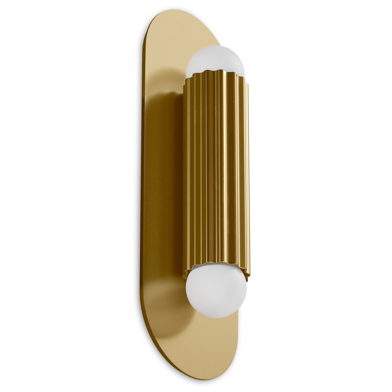 Four Hands Vesta Burnished Brass Wall Sconce detail view 2