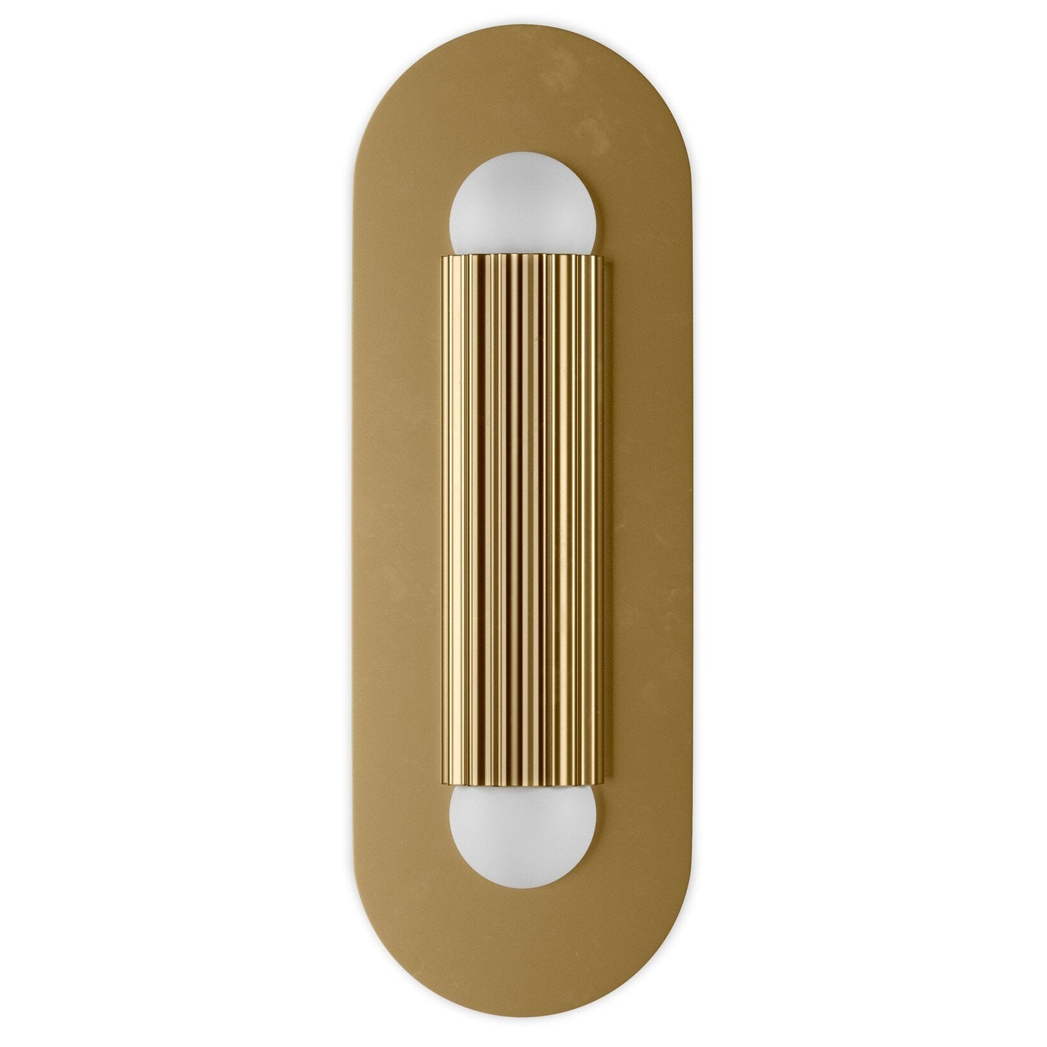 Four Hands Vesta Burnished Brass Wall Sconce front view