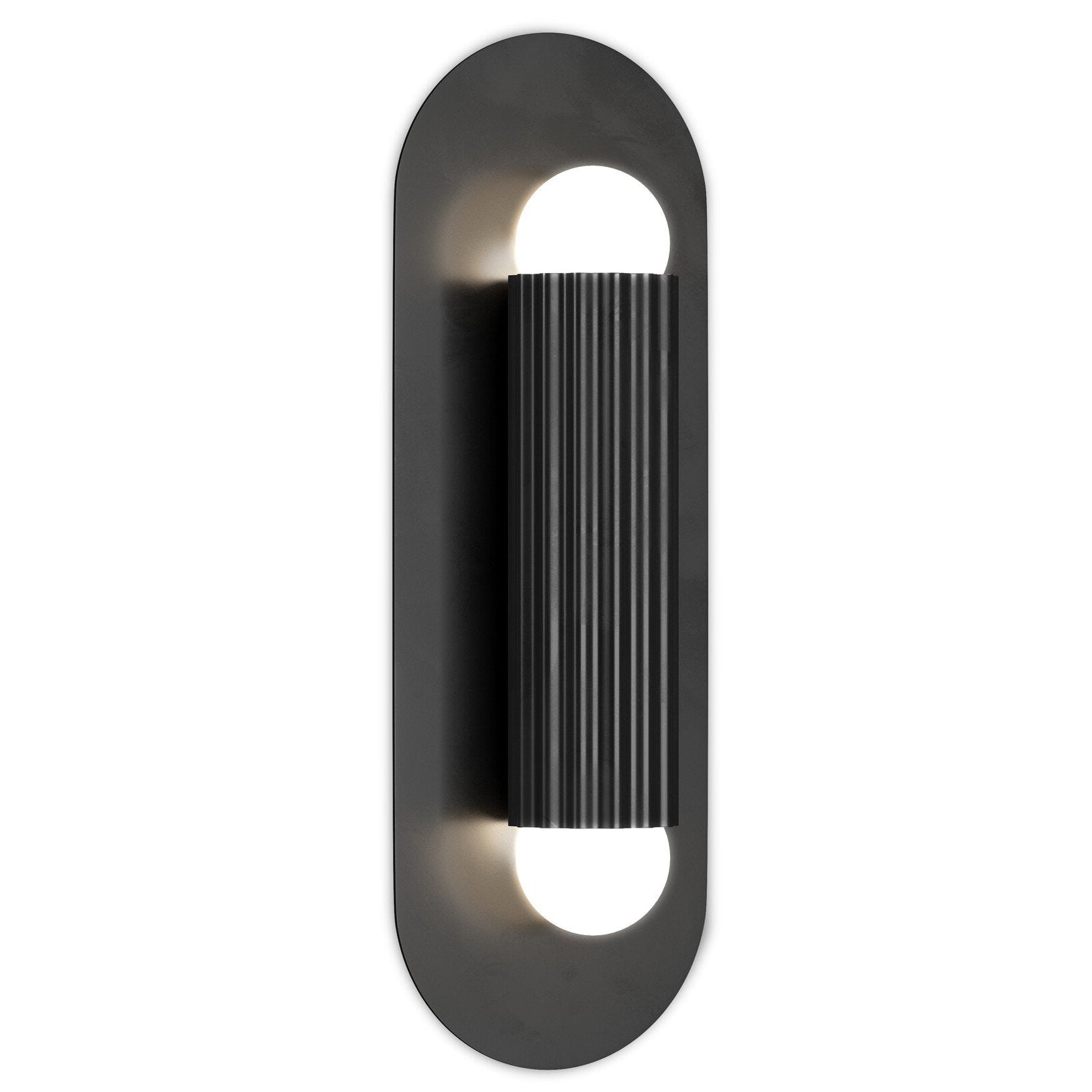 Four Hands Vesta Black Gunmetal Wall Sconce styled view 2