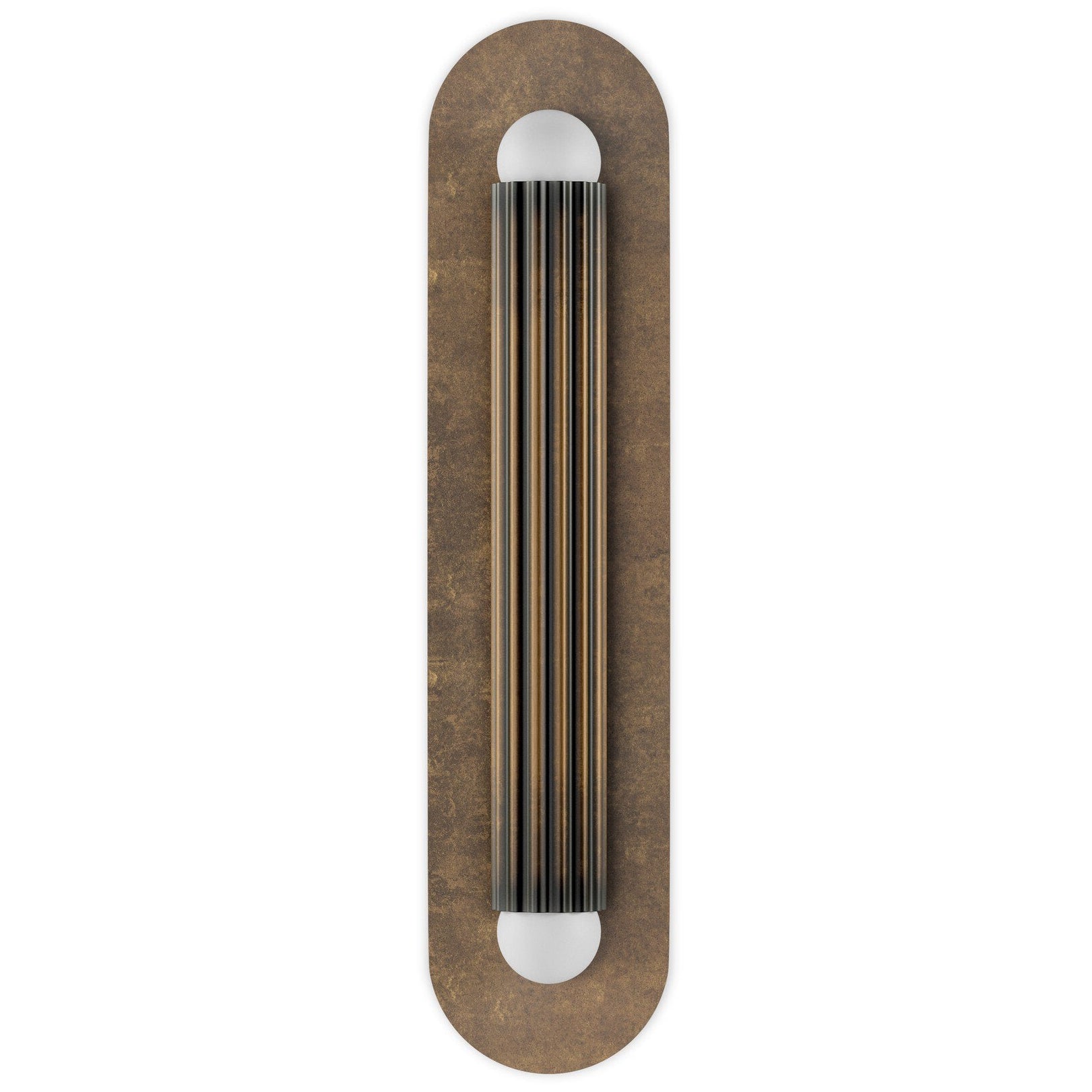 Four Hands Vesta Heritage Bronze Brass Wall Sconce front view