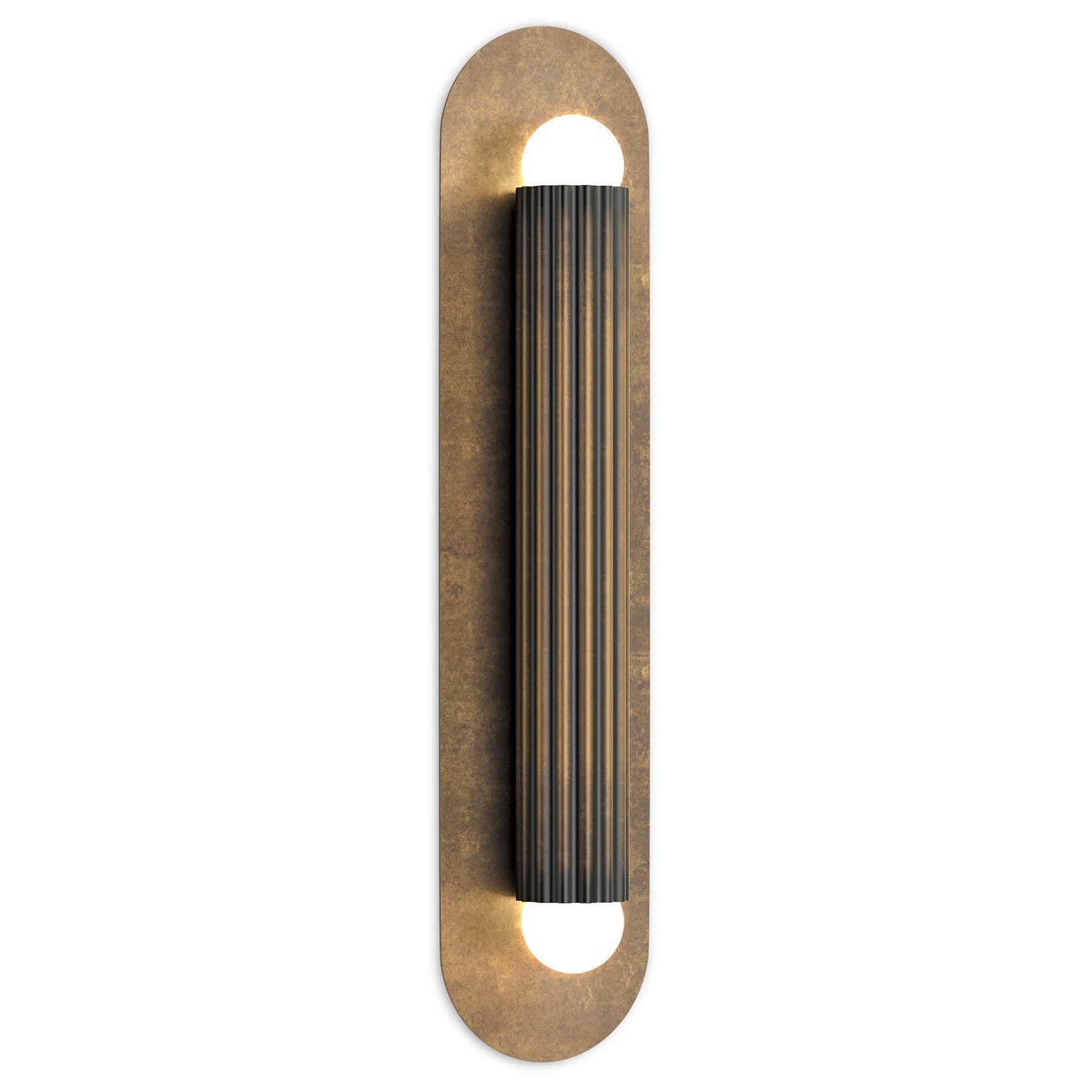 Four Hands Vesta Heritage Bronze Brass Wall Sconce lifestyle setting