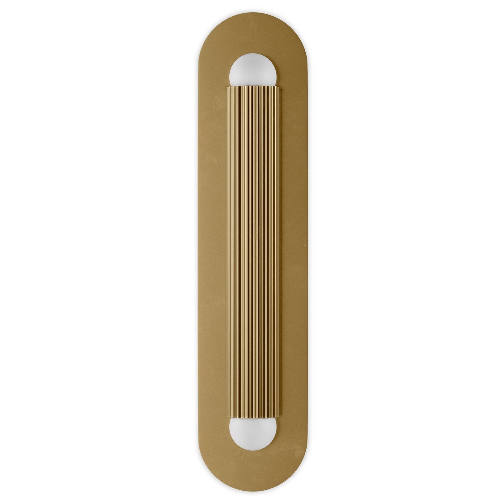 Four Hands Vesta Burnished Brass Wall Sconce front view